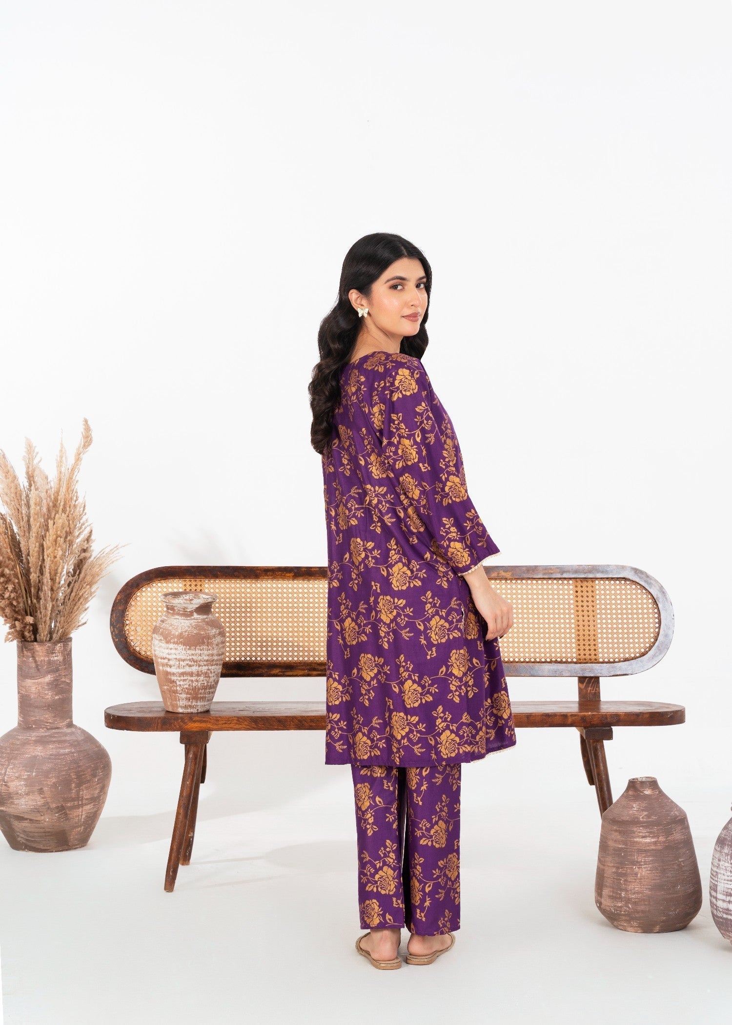 Stylish Collection ROSE PURPLE Women 2pcs