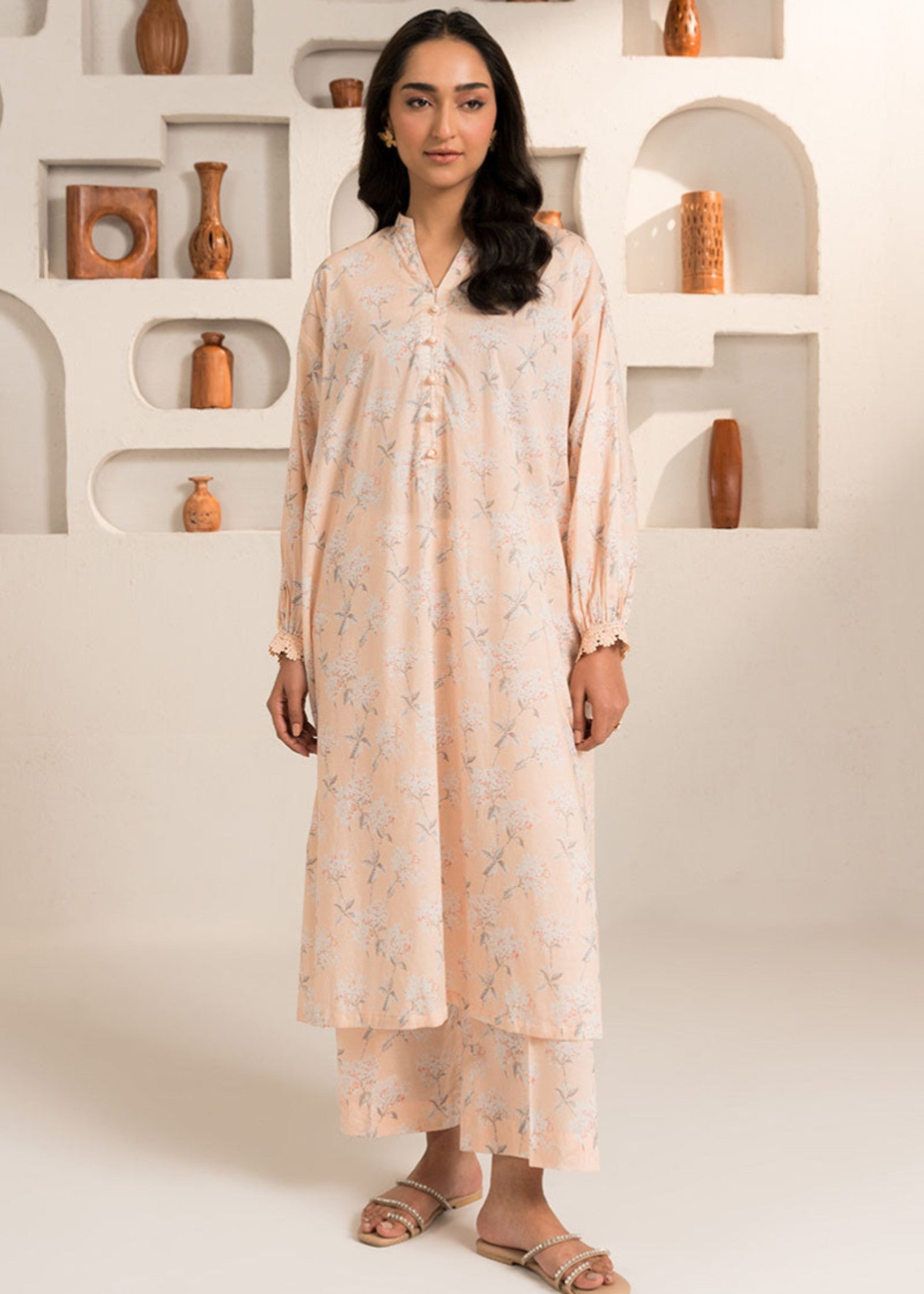 Cross Stitch PEACH GLOW 0125RTWPRTLWN0107 Women 2pcs