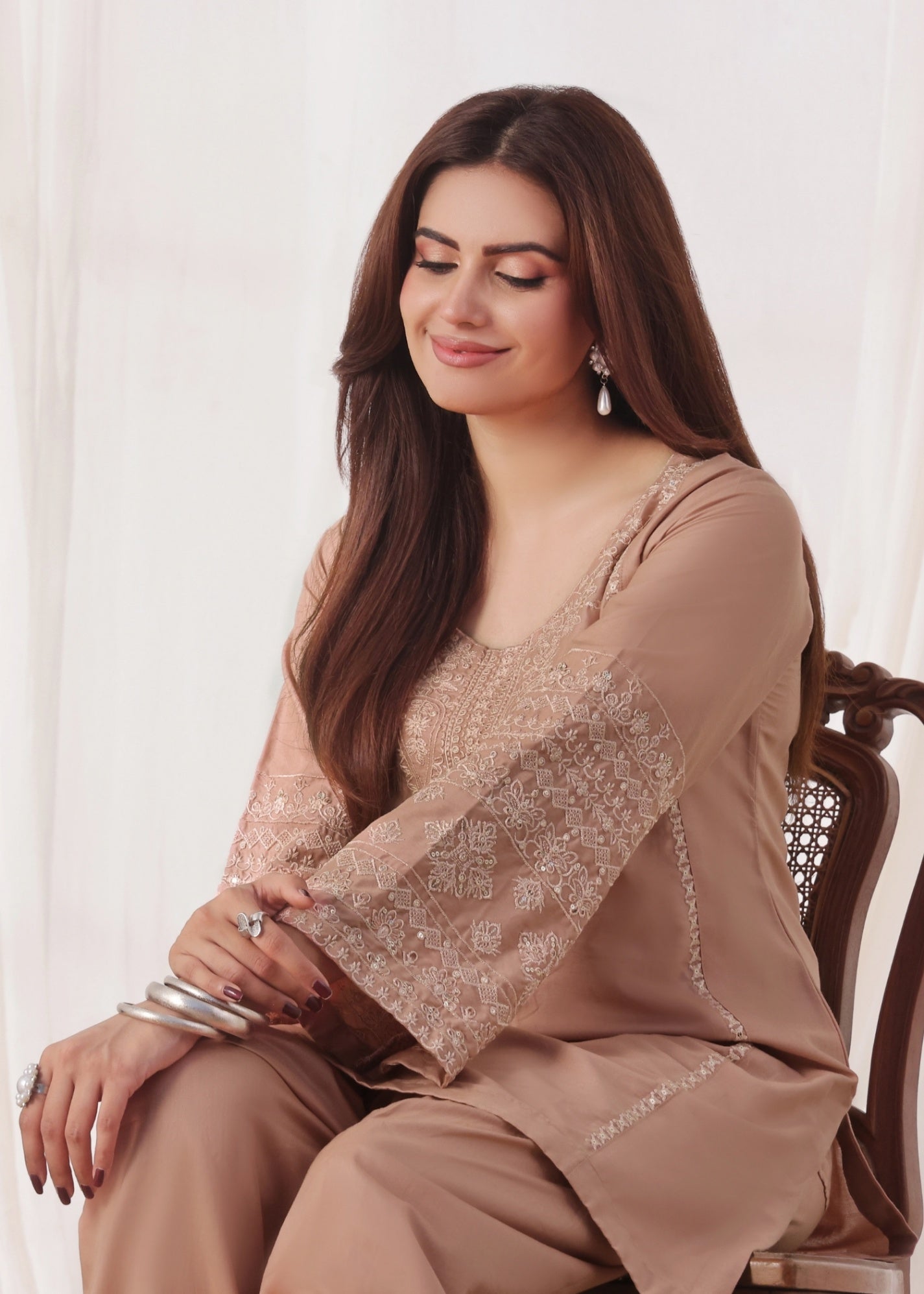 Ayra Pret Zauq Melon Pink Women 2pcs