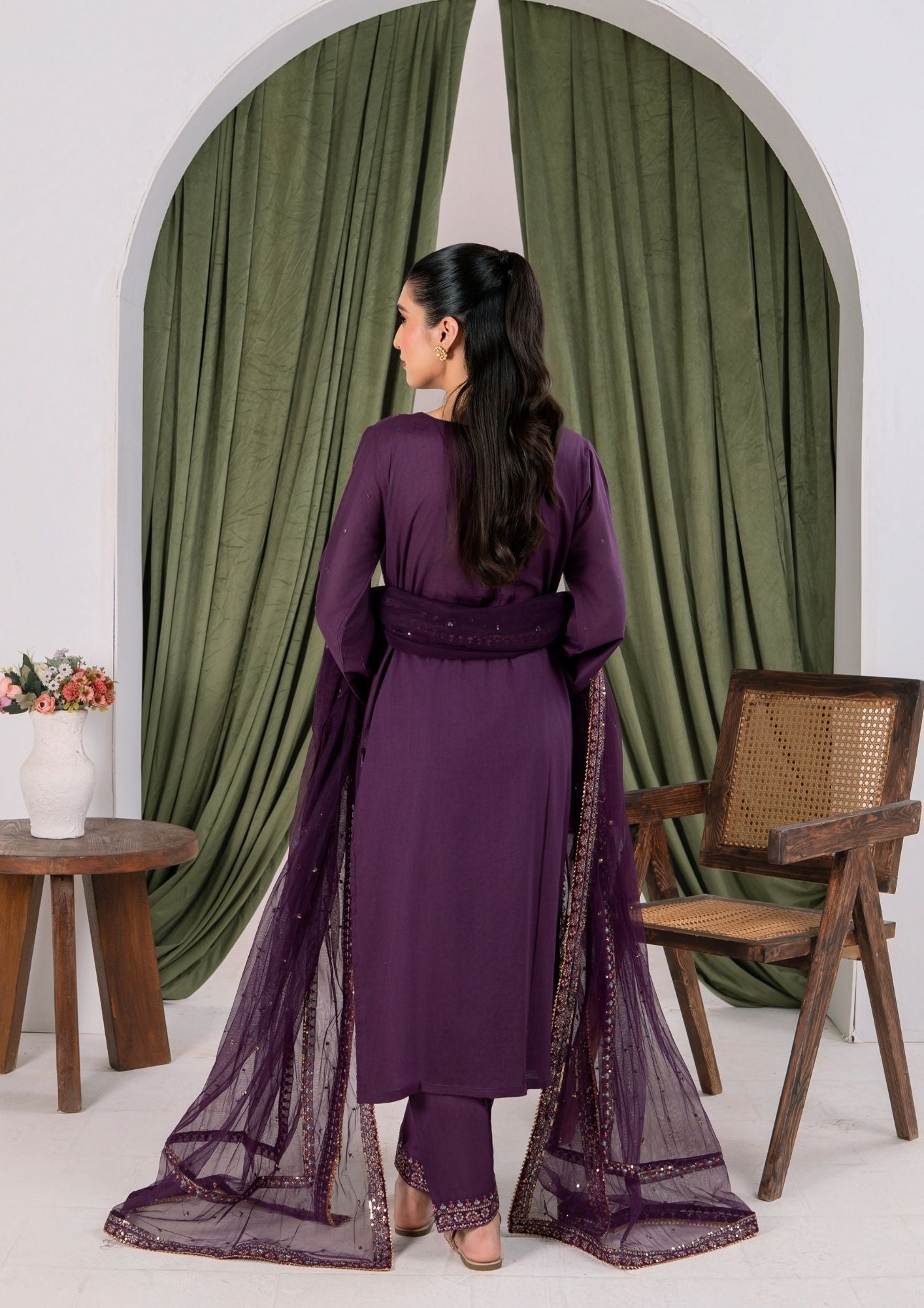 Alfatah Pret Embroidered Lawn ZAUQ S25 0003 Women 3pcs