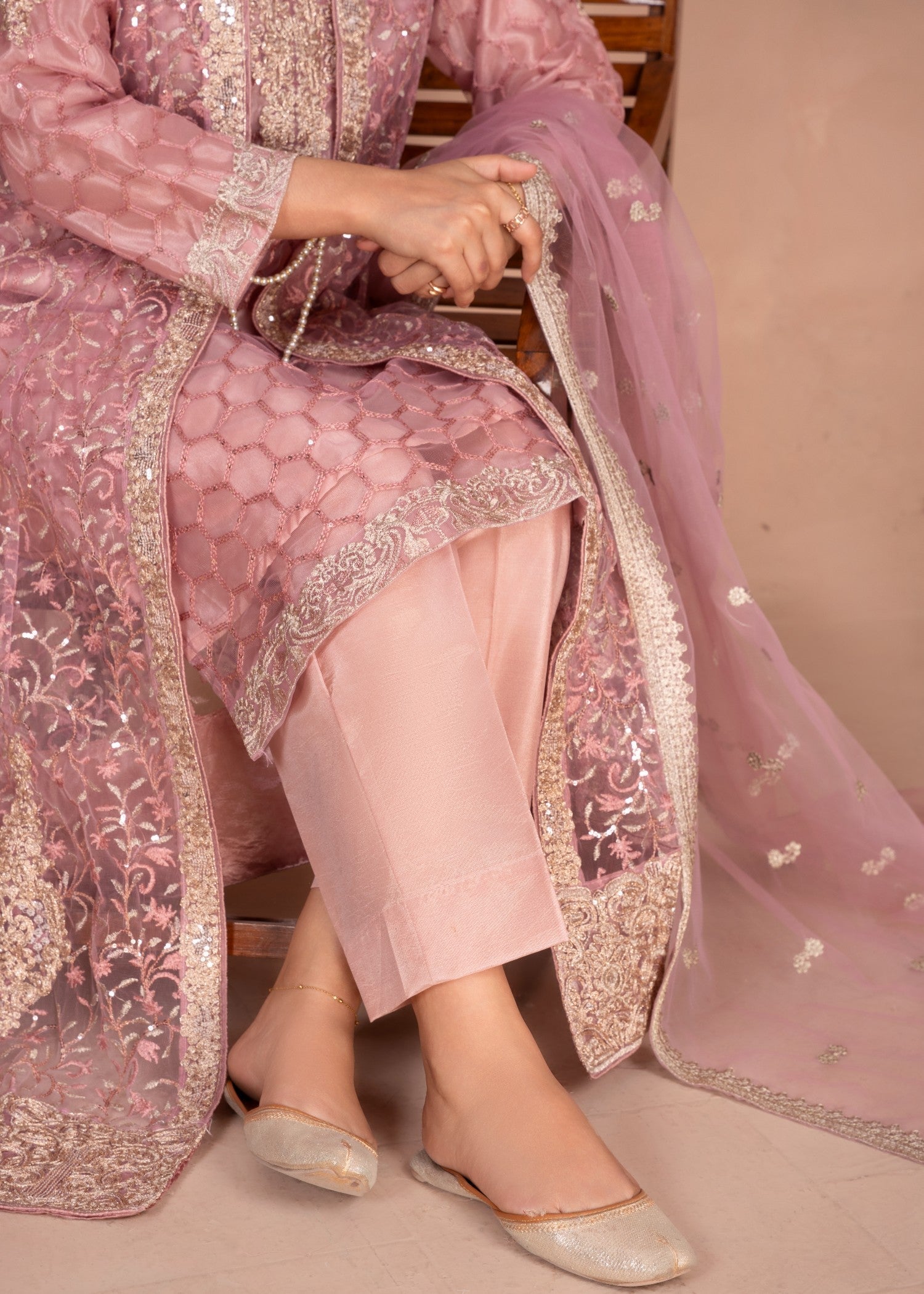 Four Season Boutique MALA GOWN PINK Women 4pcs