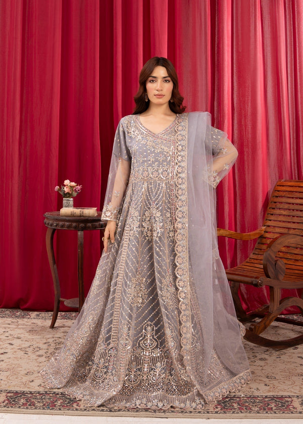 Four Season Boutique QISWAH ANGRAKHA GREY Women 3pcs