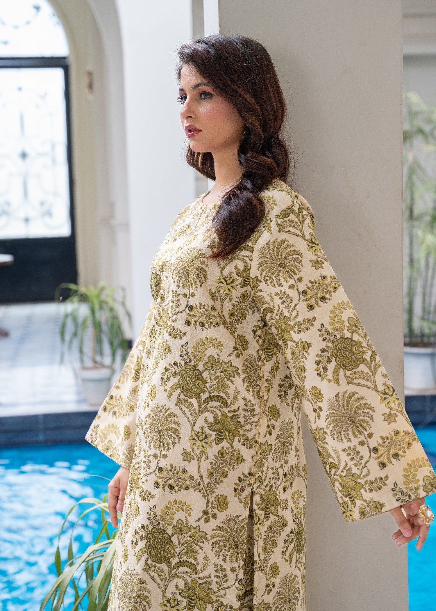 Zeenat & Zoha OLIVE Women 2pcs