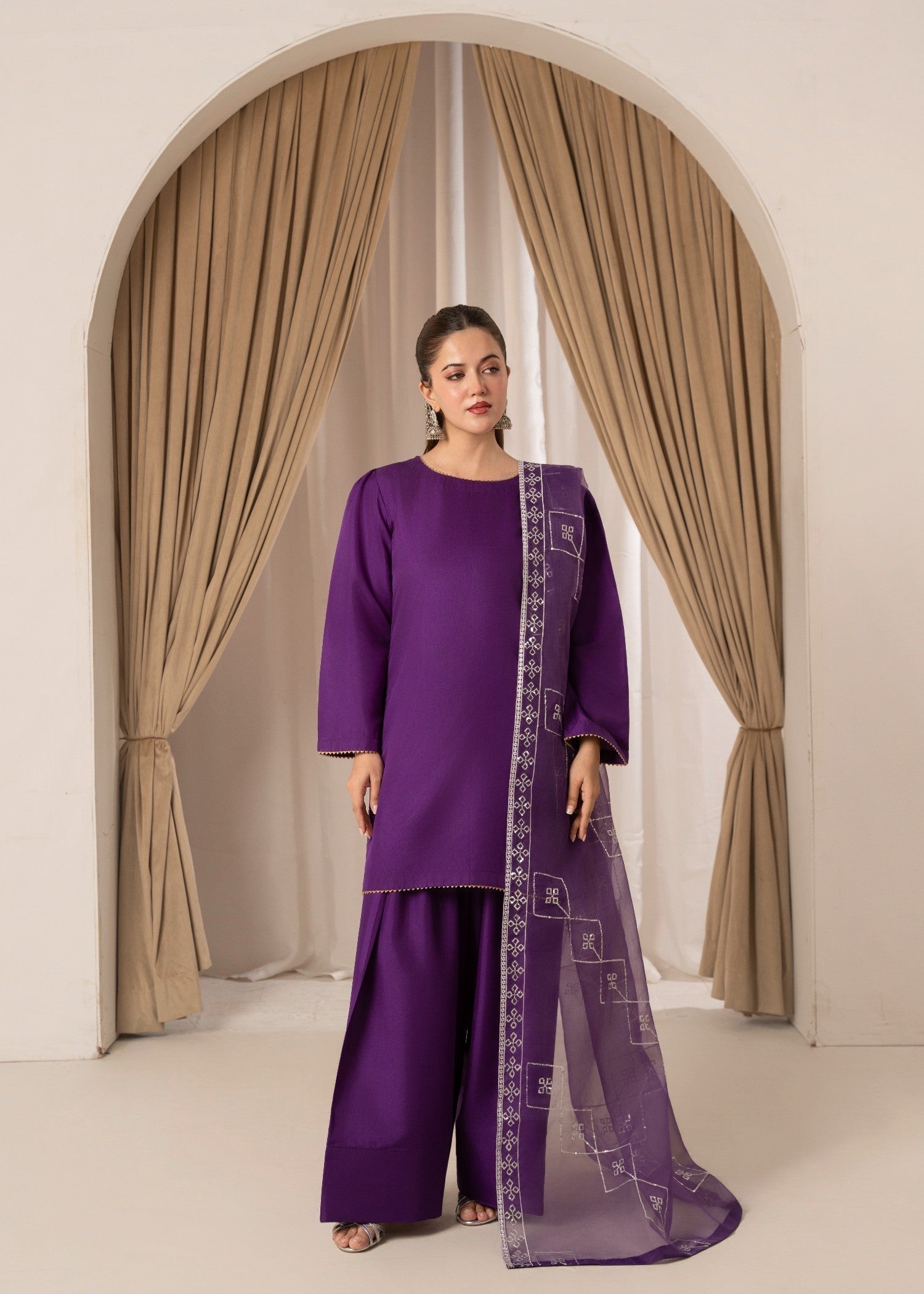 Gulle Eida Farshi Shalwar 1 Women 3pcs