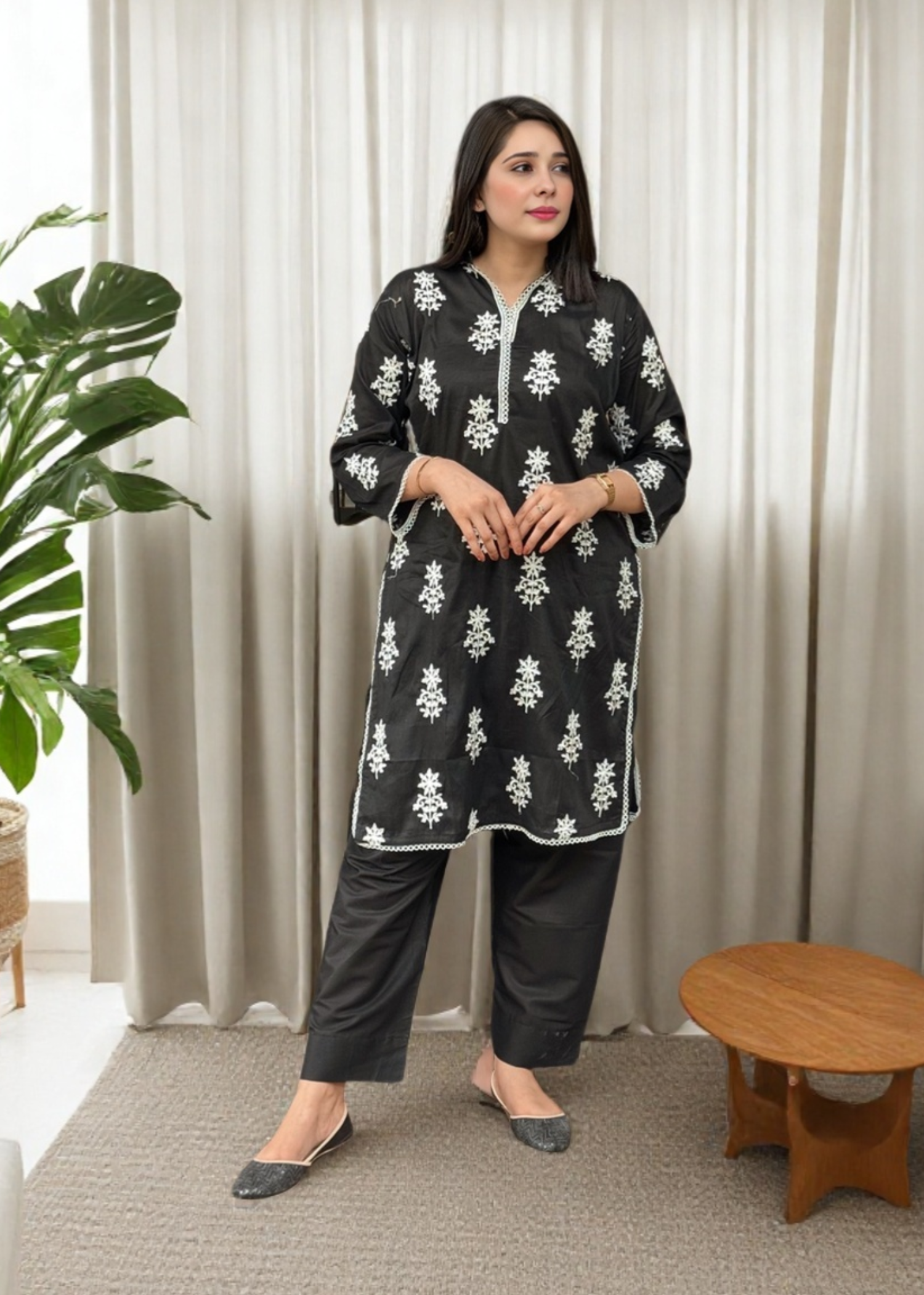 Mirhal Fashion Meme Black Women 2pcs