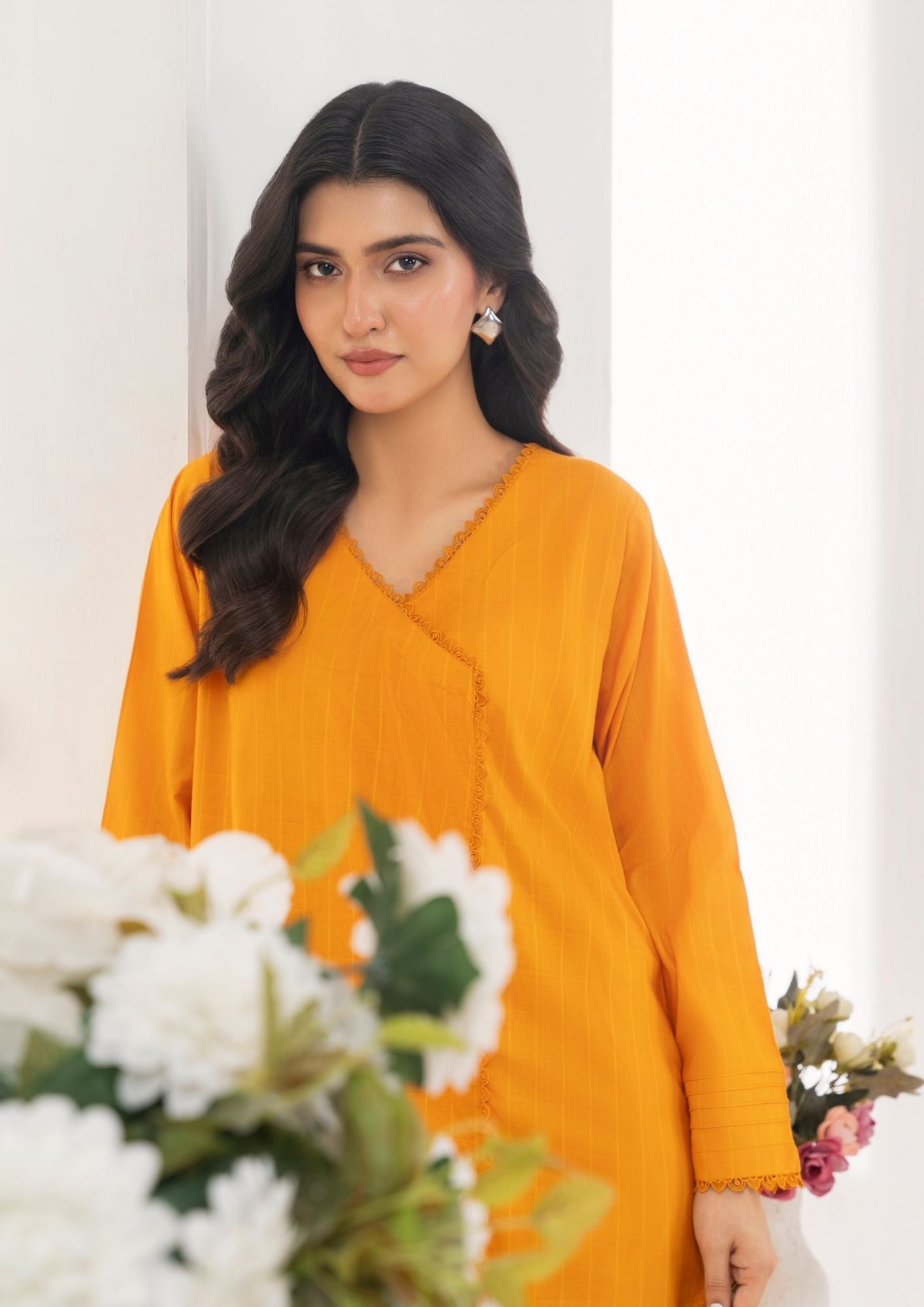 Yolo Pret Cotton Angrakh Set Rozana S25 0012 Women 2pcs