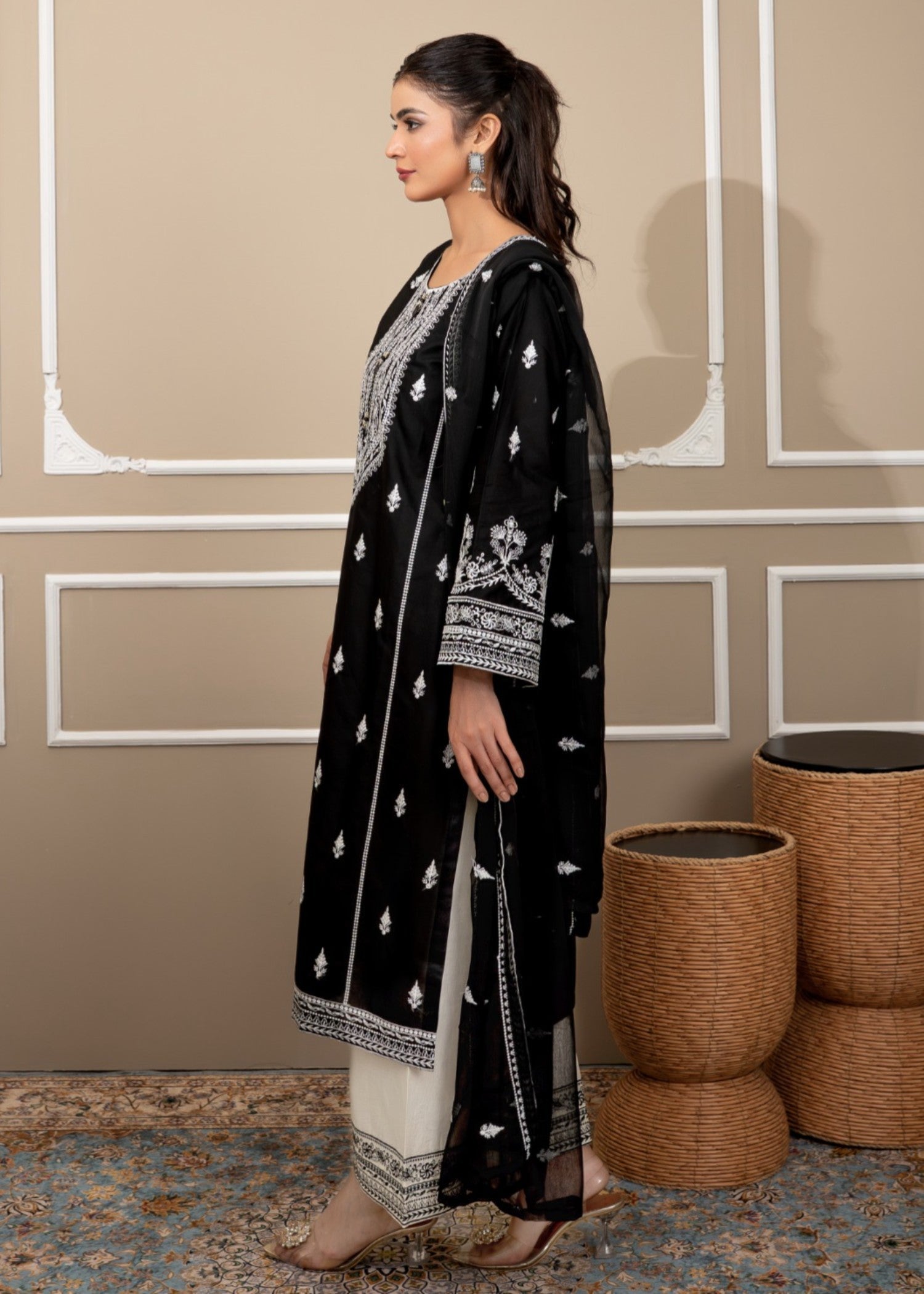 Tehzeeb Libas SHAHJAHAN EMBROIDERED Women 3pcs