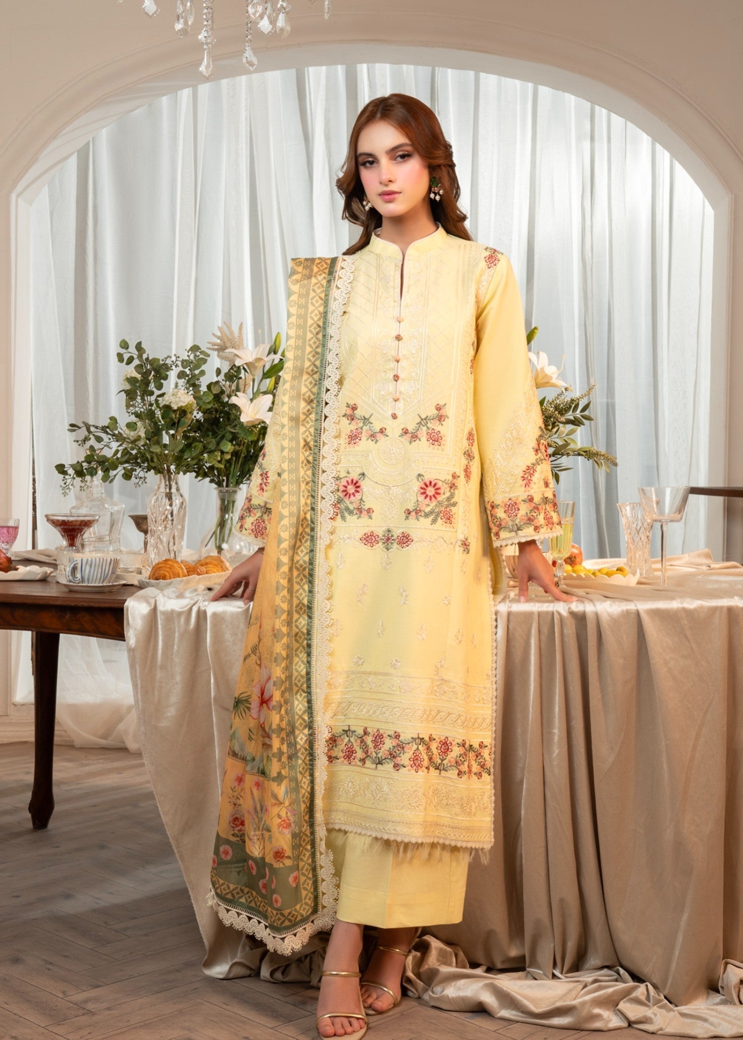 Maisa By Seven Star Luxury Embroidered | CLE 0205 Women 3pcs