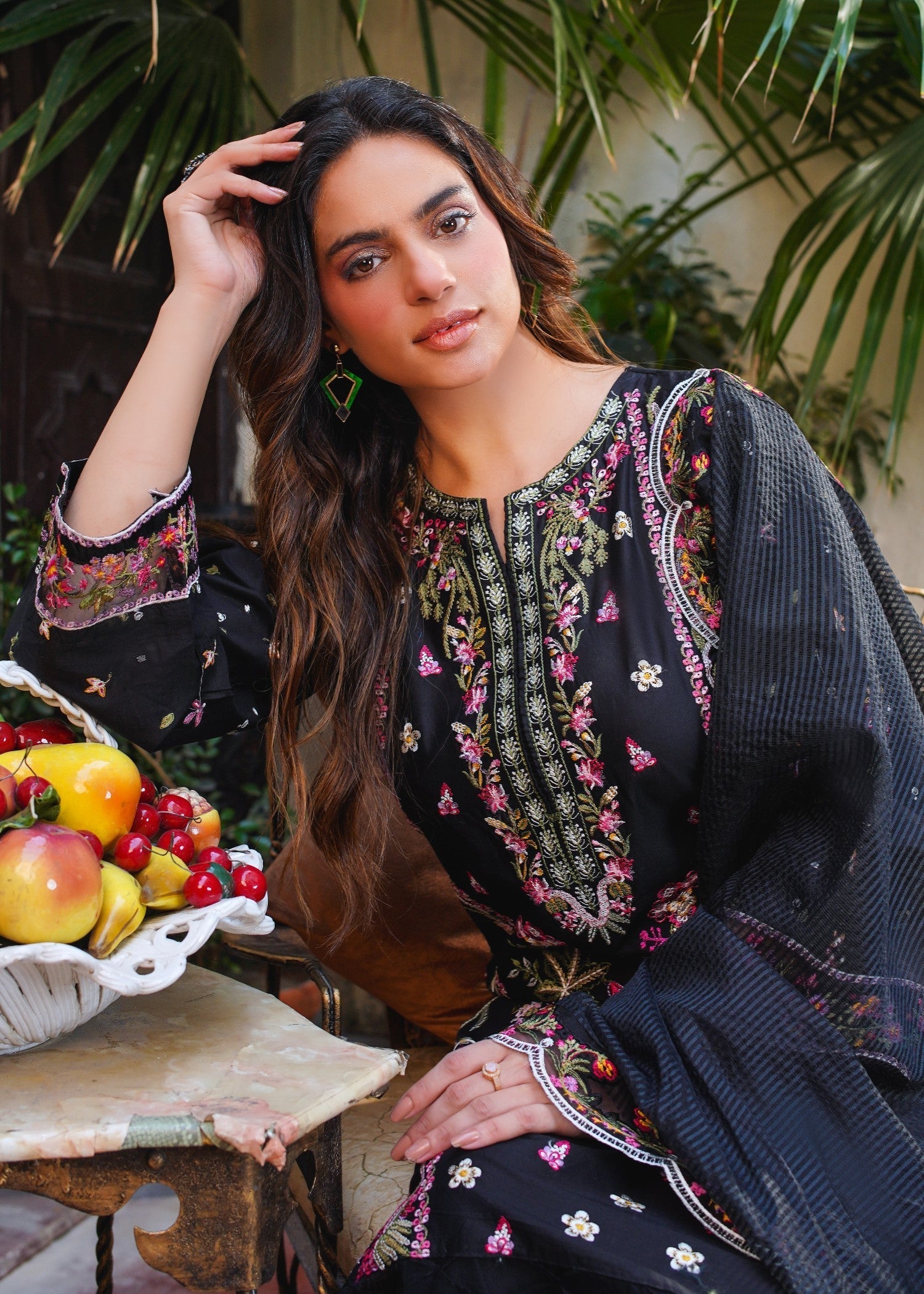 Safdar Embroidery Pure Lawn Embroidered 03 Women 3pcs