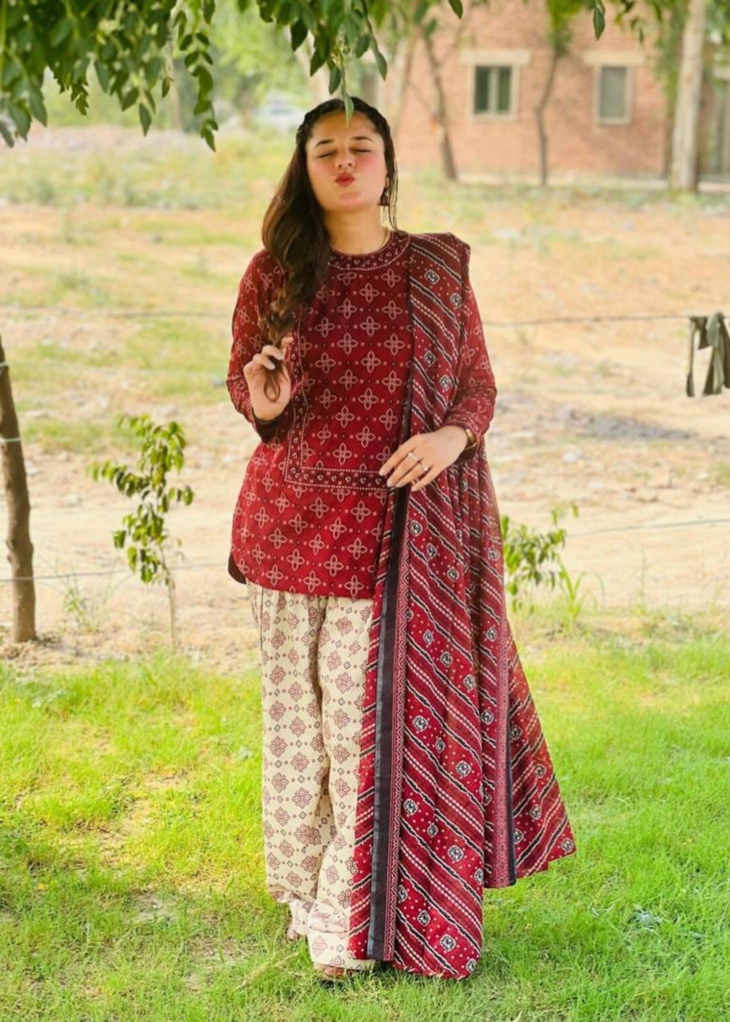 Tehzeeb Libas ZARISH DIGITAL Women 3pcs