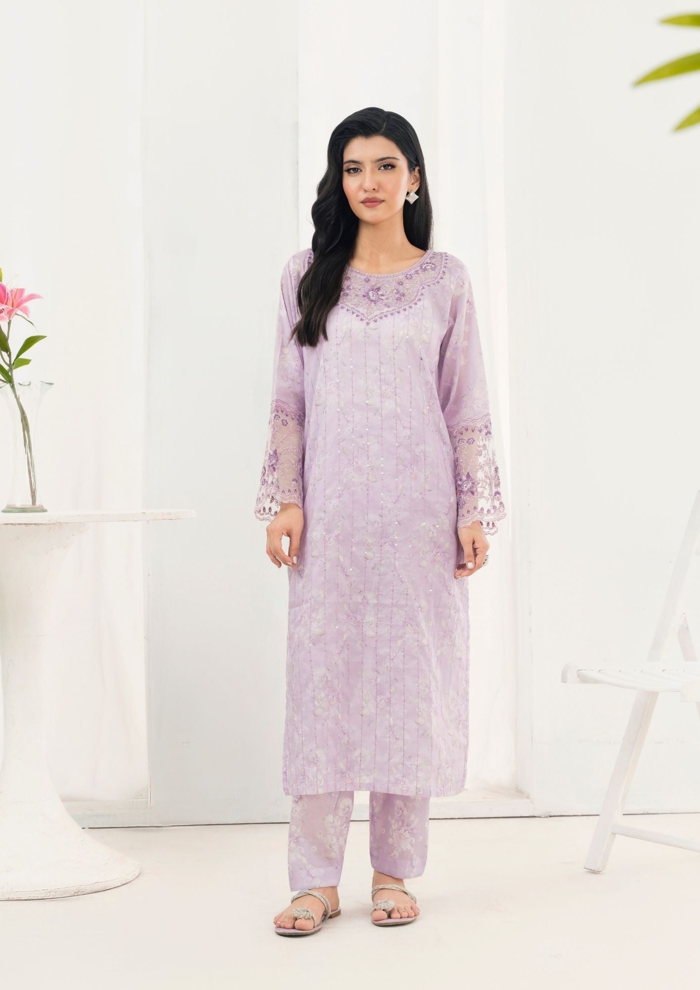 Alfatah Pret Printed Lawn with Embroidery GULZAAR S25 0003 Women 2pcs