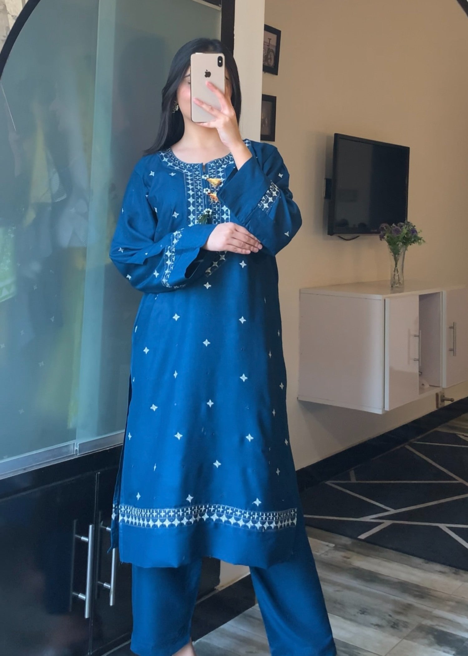 Tawakal Closet TEAL TUSSEL Women 2pcs