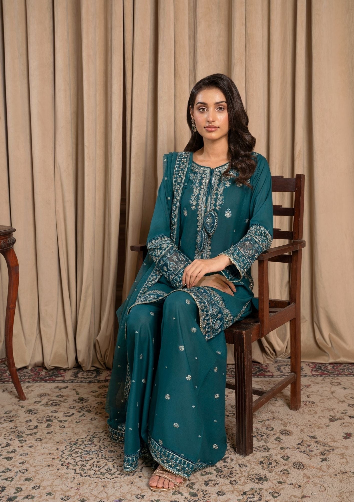 Alfatah Pret Embroidered Lawn ZAUQ S25 0010 Women 3pcs