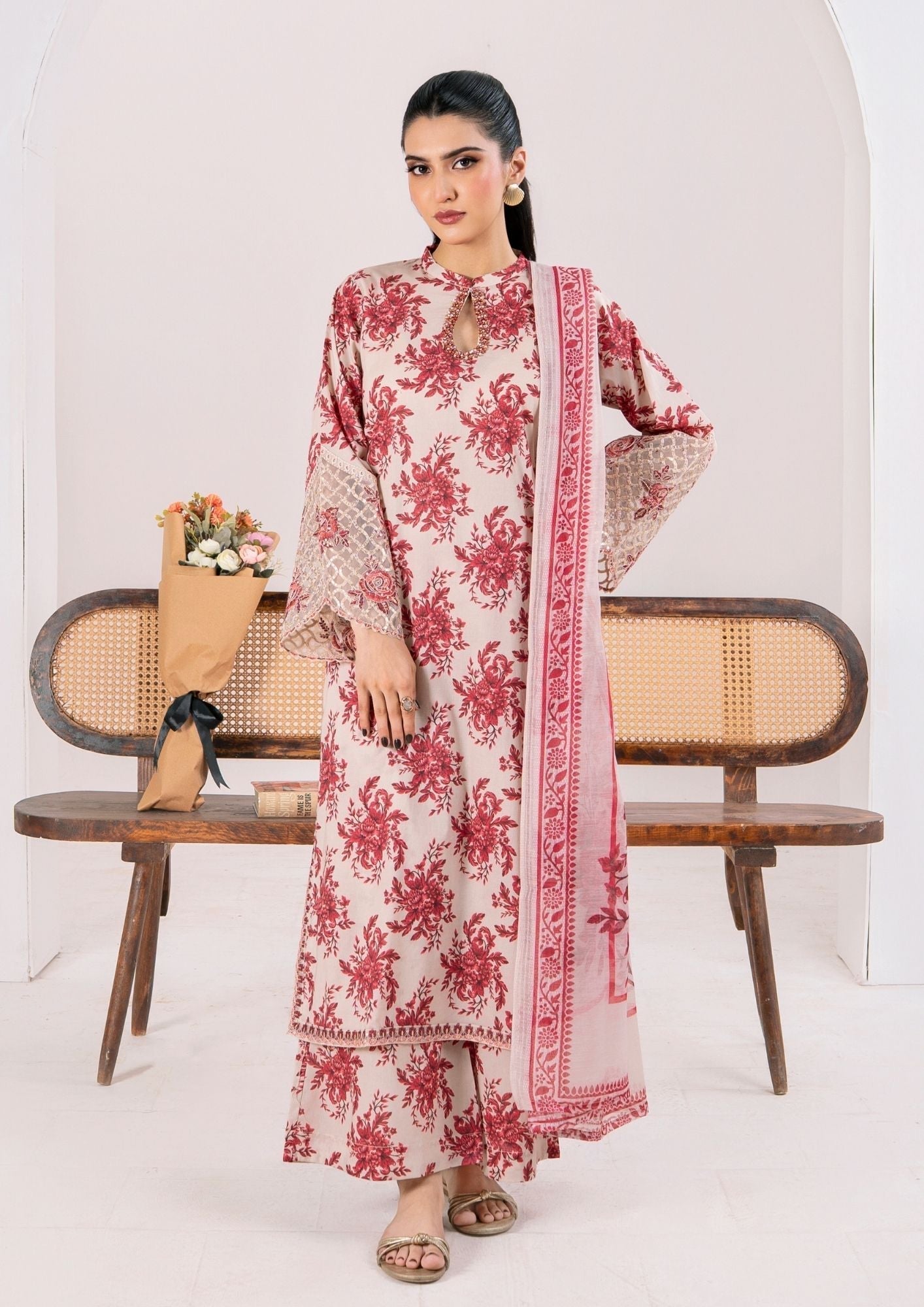Alfatah Pret Printed Lawn with Embroidery RANAAI S25 0004 Women 3pcs