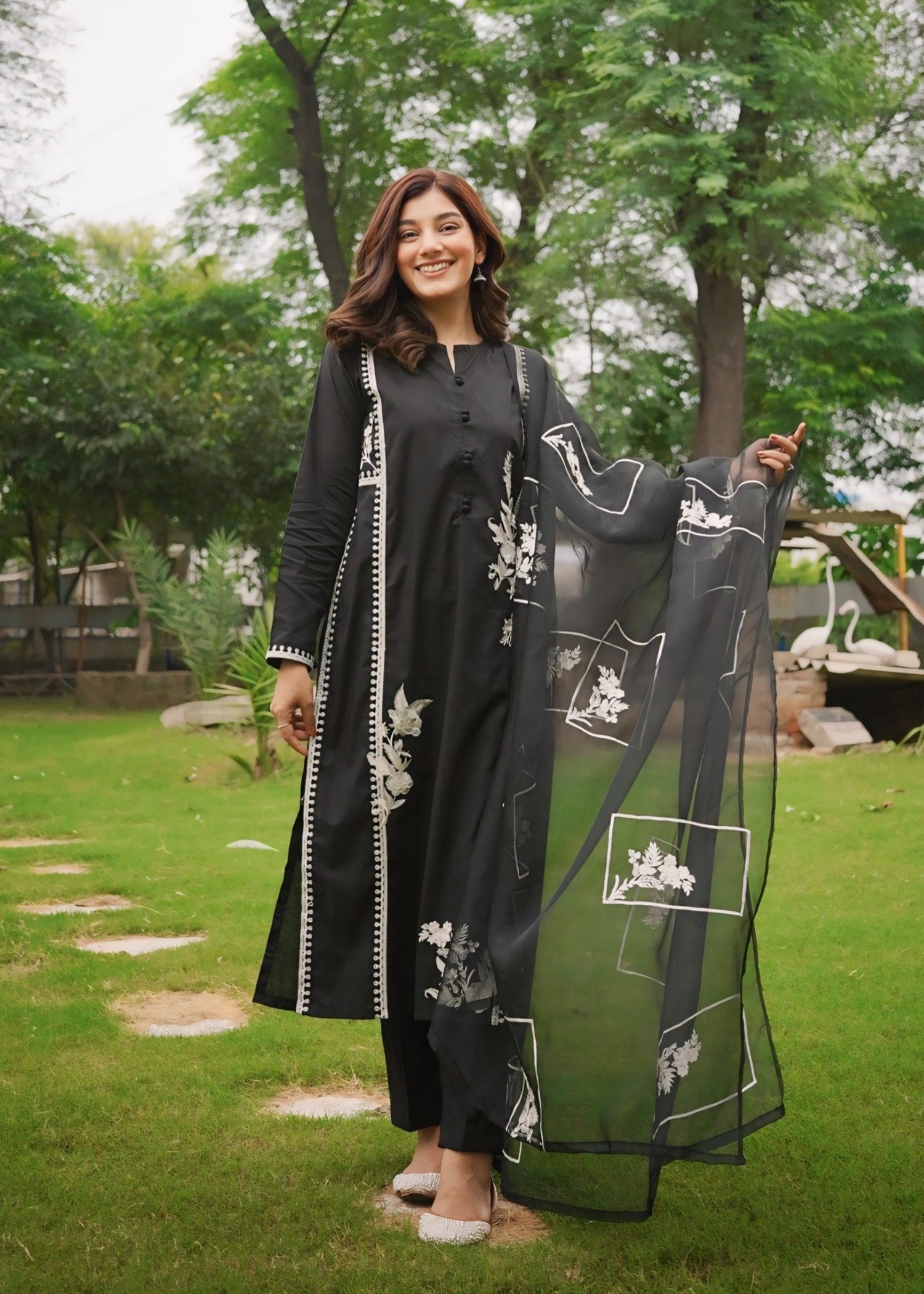 Tiraz Noor (Black) Women 3pcs