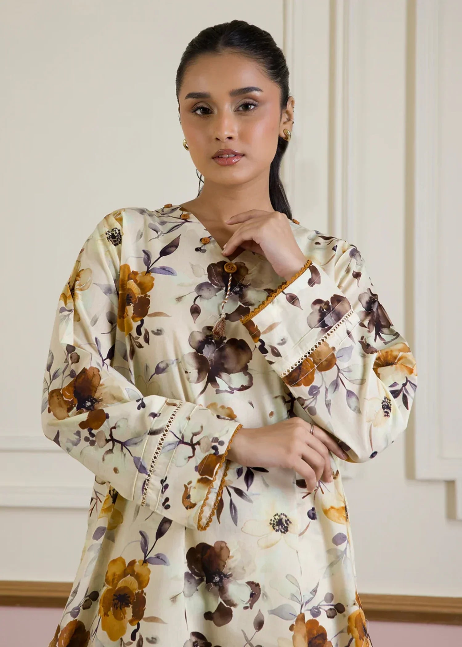 Zellbury WPS2522177 Off White Women 2pcs