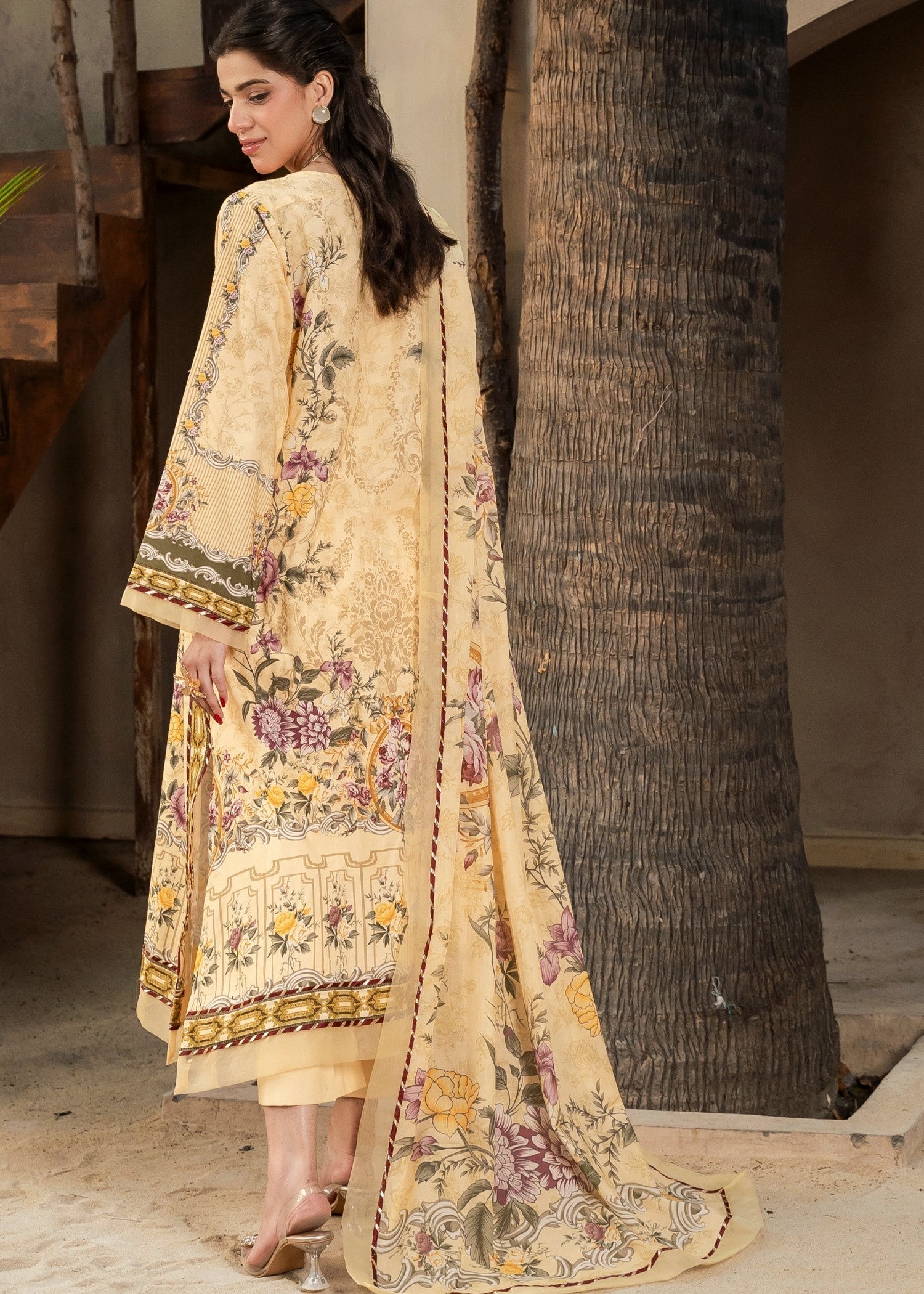 FIRDOUS Stitched Printed Lawn D138 Soleil Women 3pcs