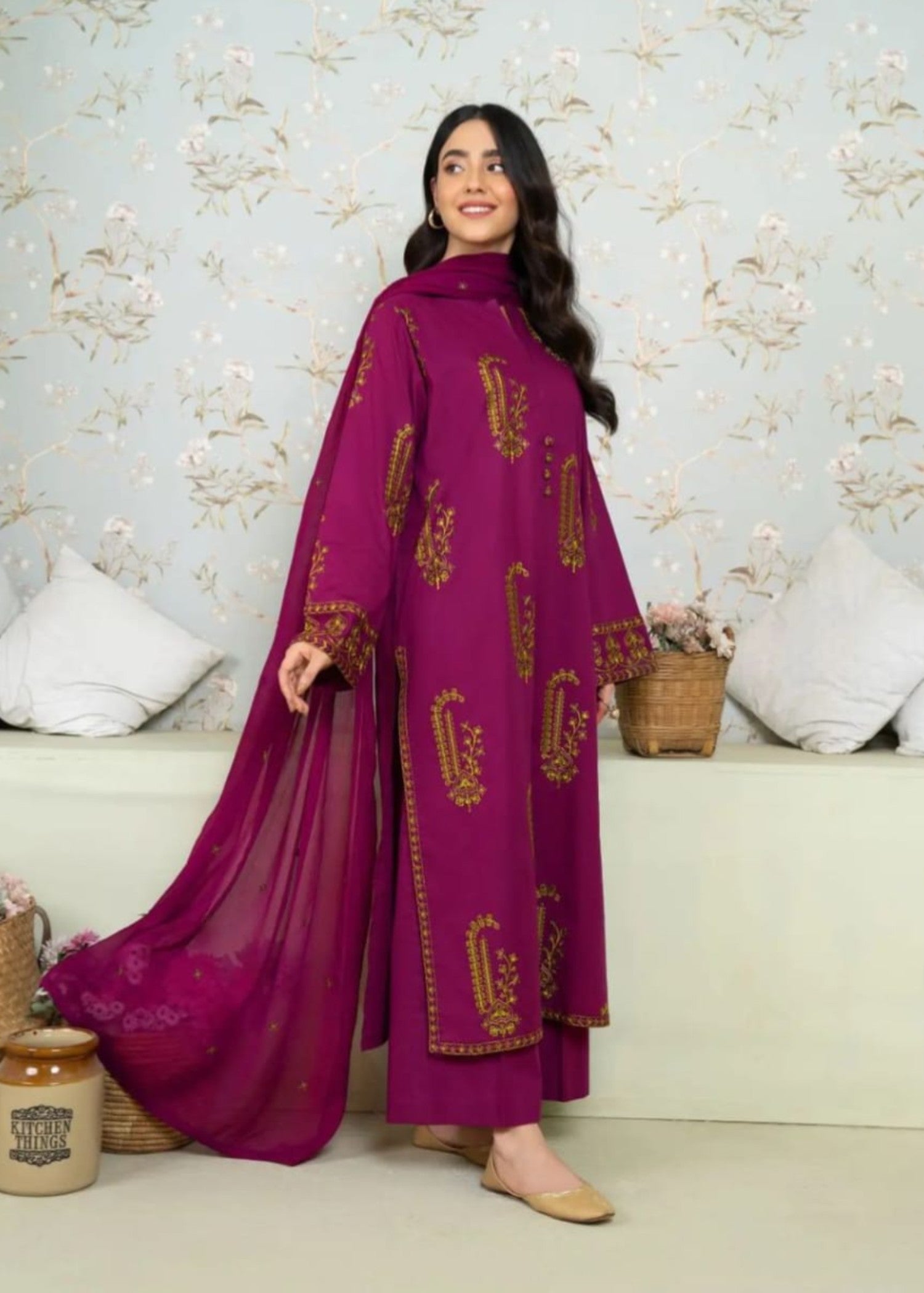 Tehzeeb Libas JESMINE EMBROIDERED Women 2pcs