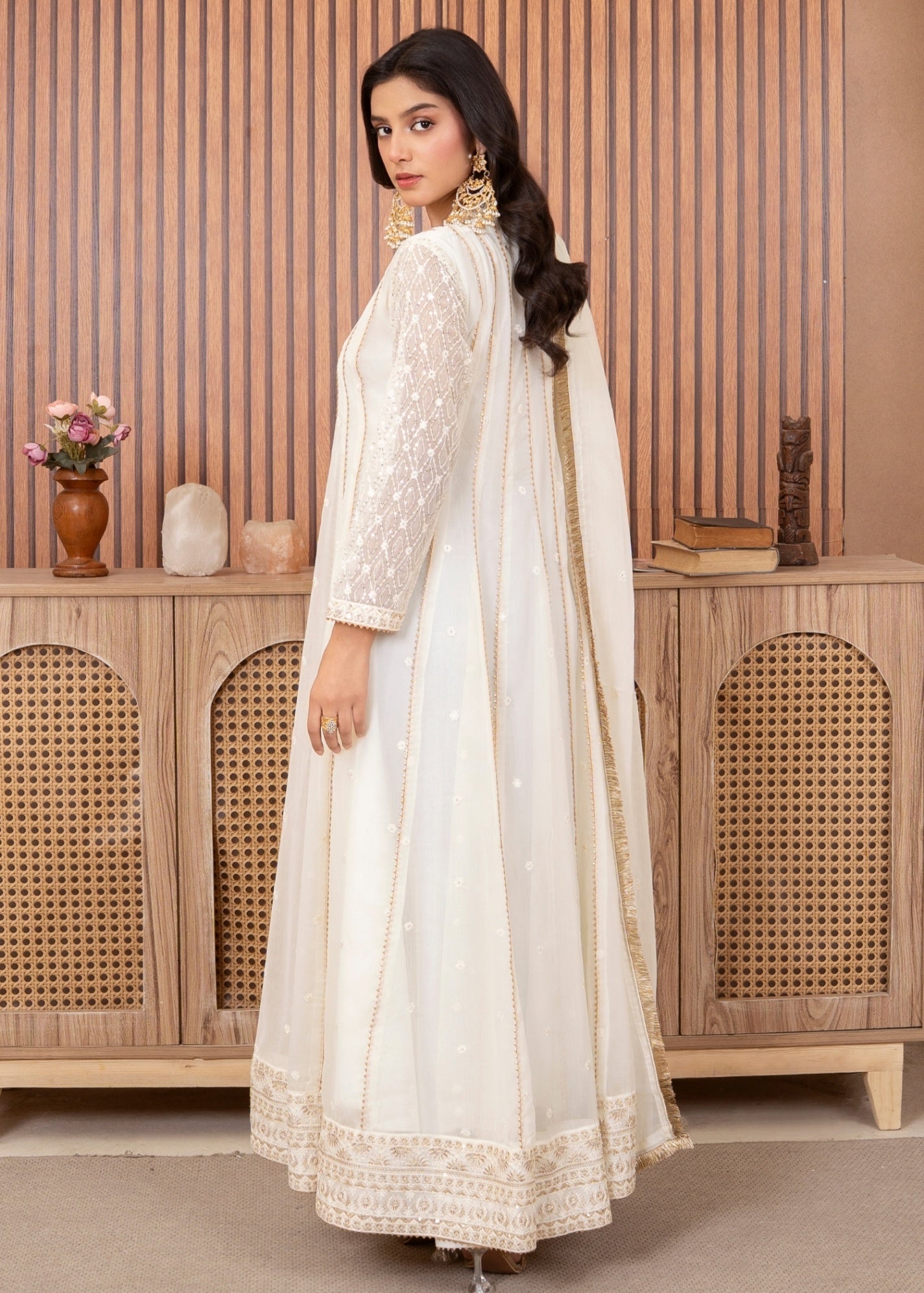 Abaan Zohan Kashish Off White Women 3pcs