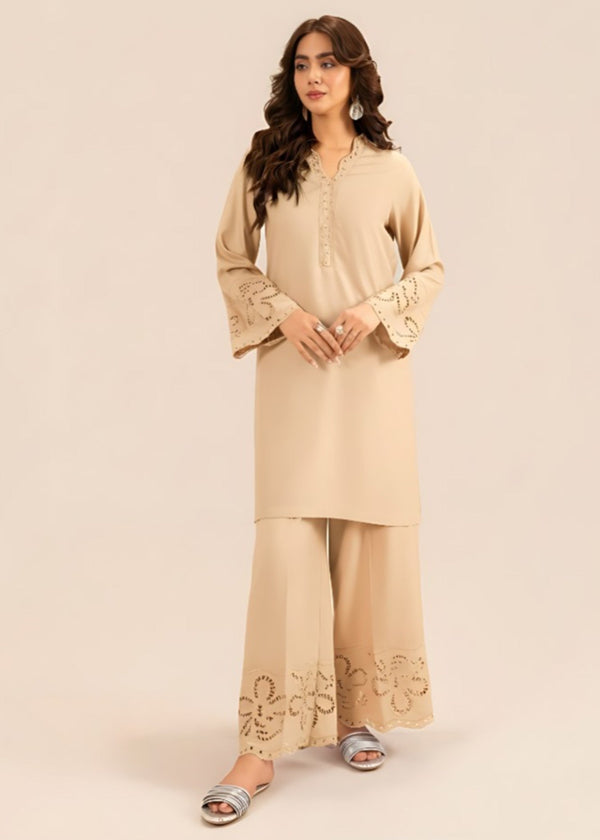 Sahibas By Mirza Amla Beige Women 2pcs