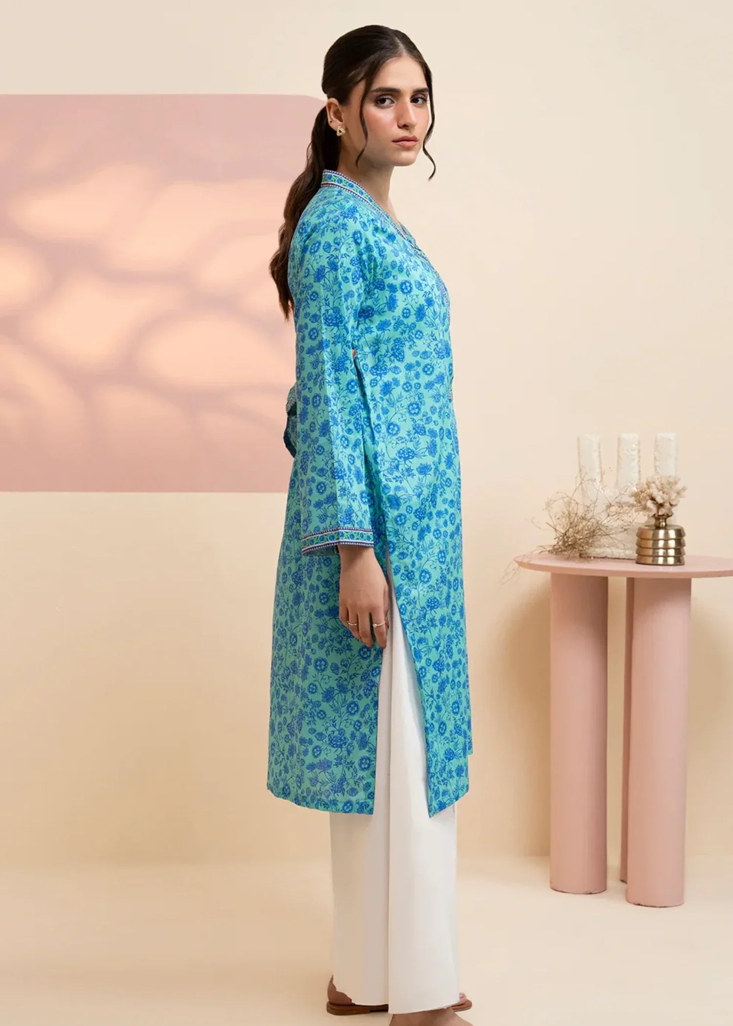 Zellbury WPS2511945 Light Cyan Women 1pcs