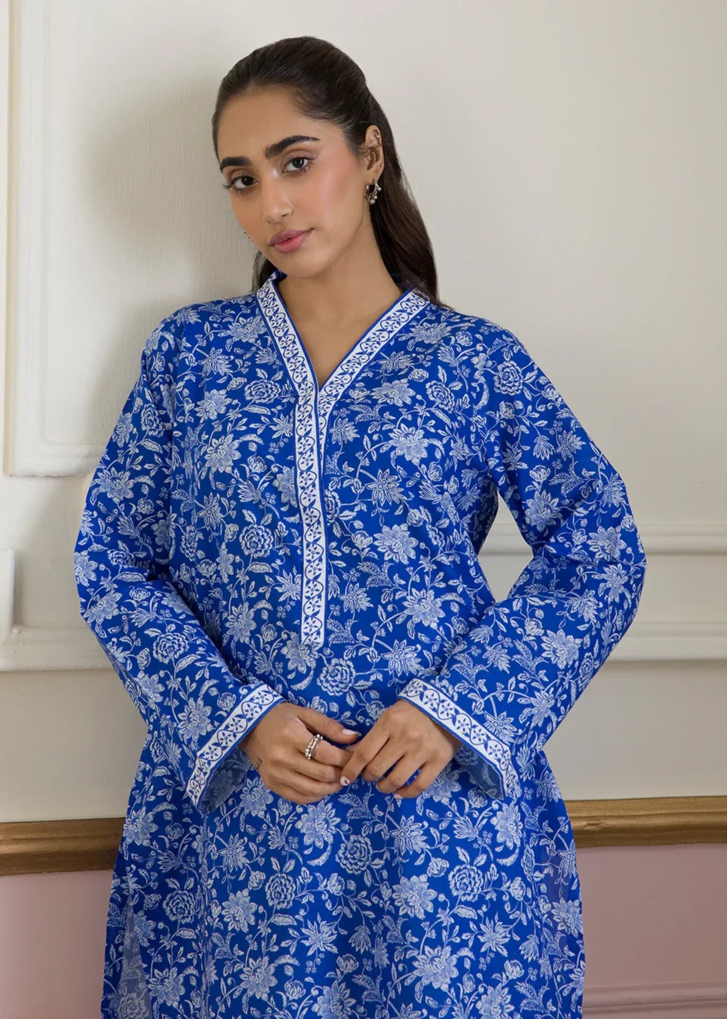 Zellbury WPS2512209 Navy Blue Women 1pcs