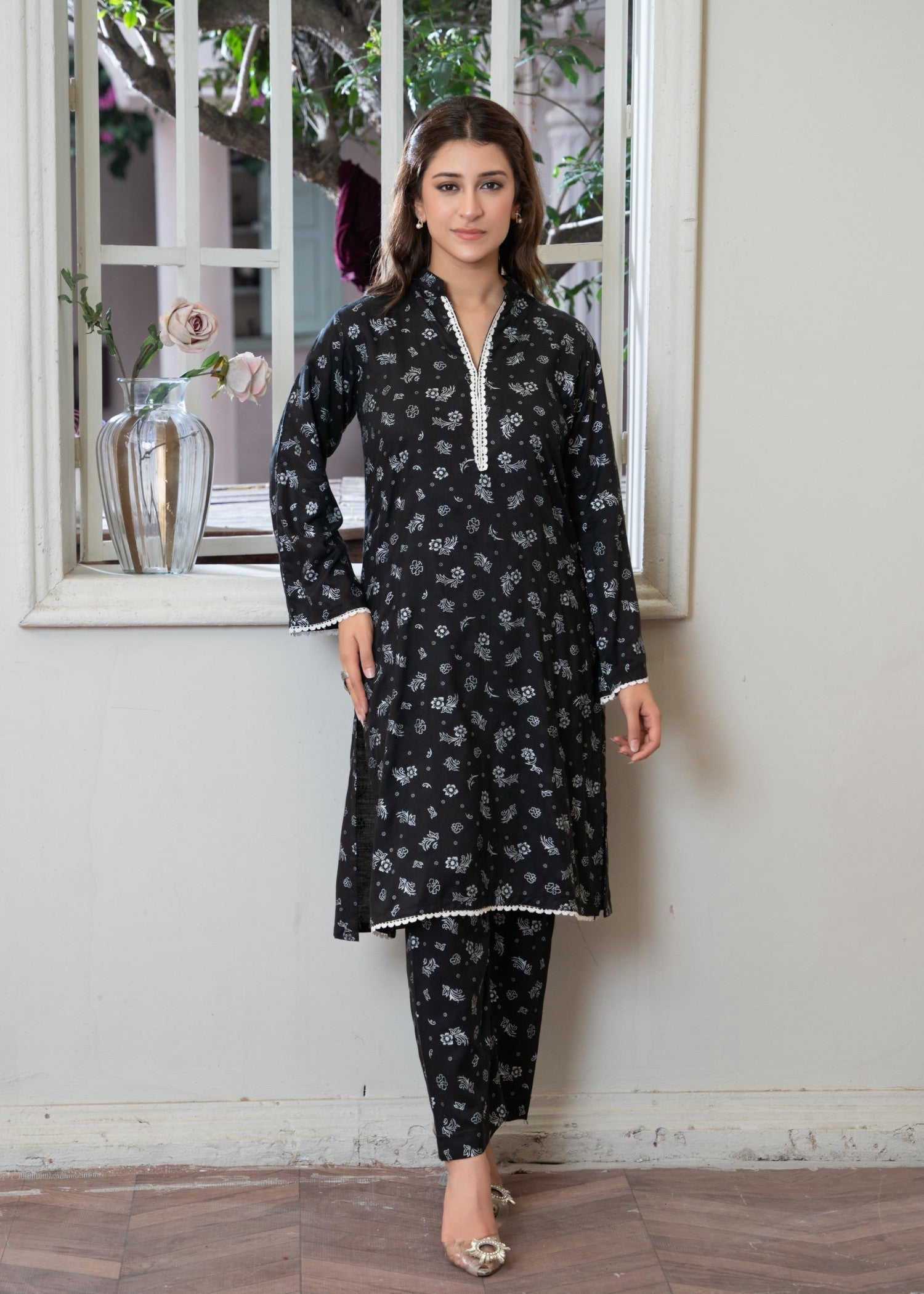 B.K Clothings Zahra Noir Women 2pcs