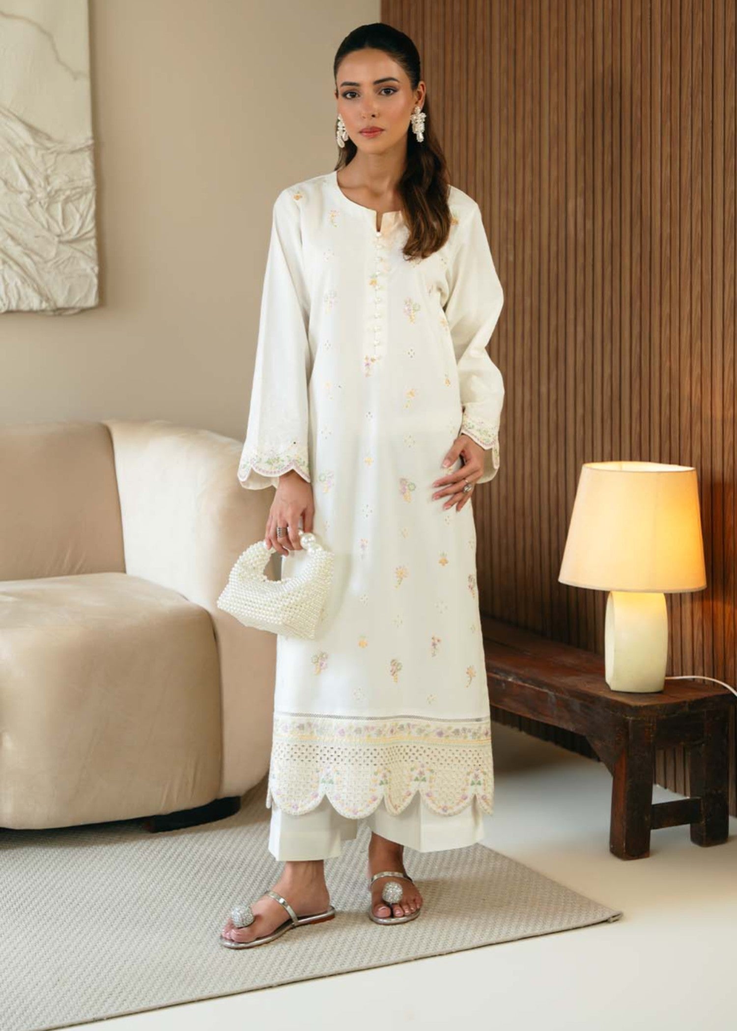 Neeshay SB 03 White Women 2pcs