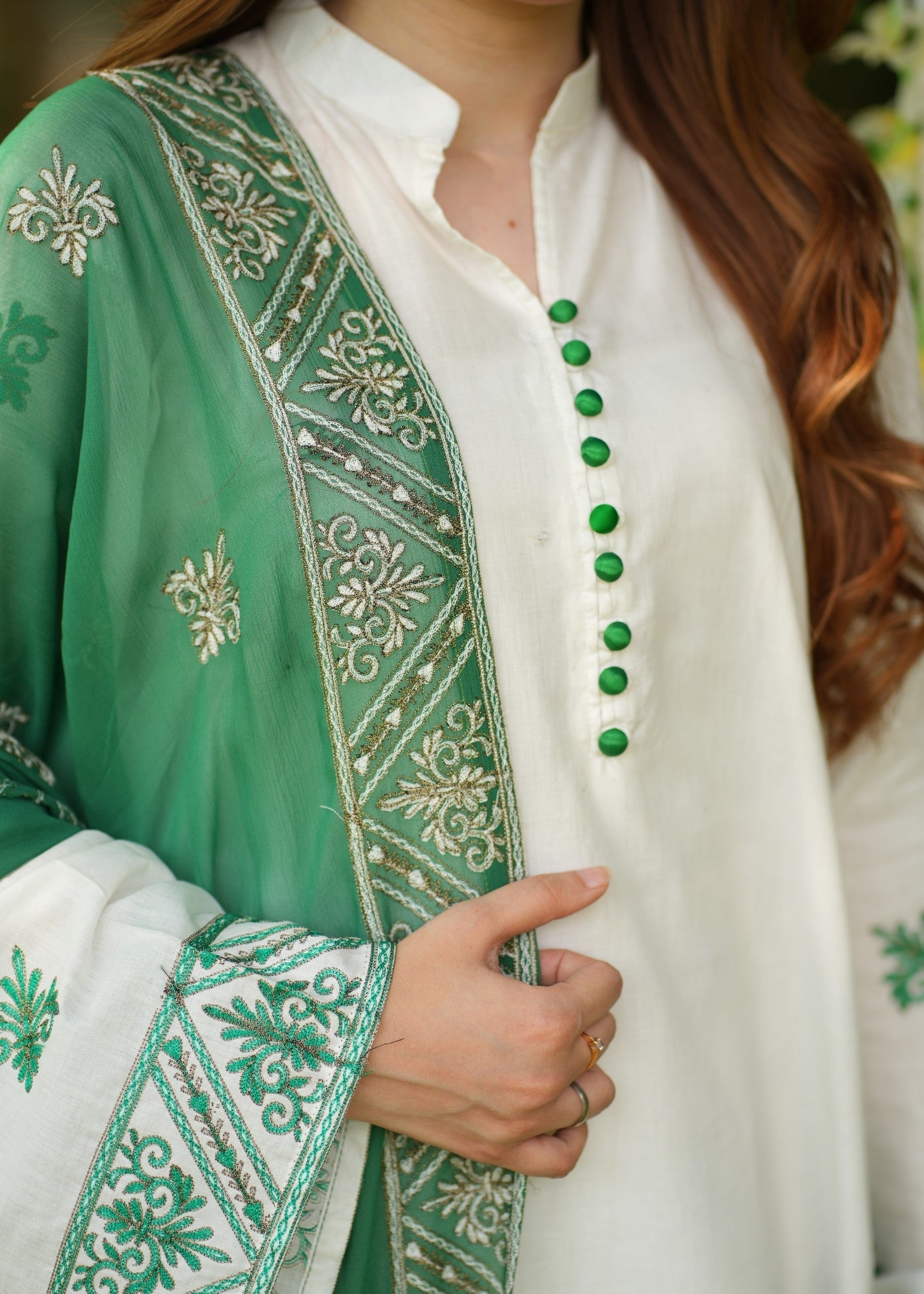 Noor Asiya Azaadi Pakistani Ethnic Lawn Dress Women 3pcs