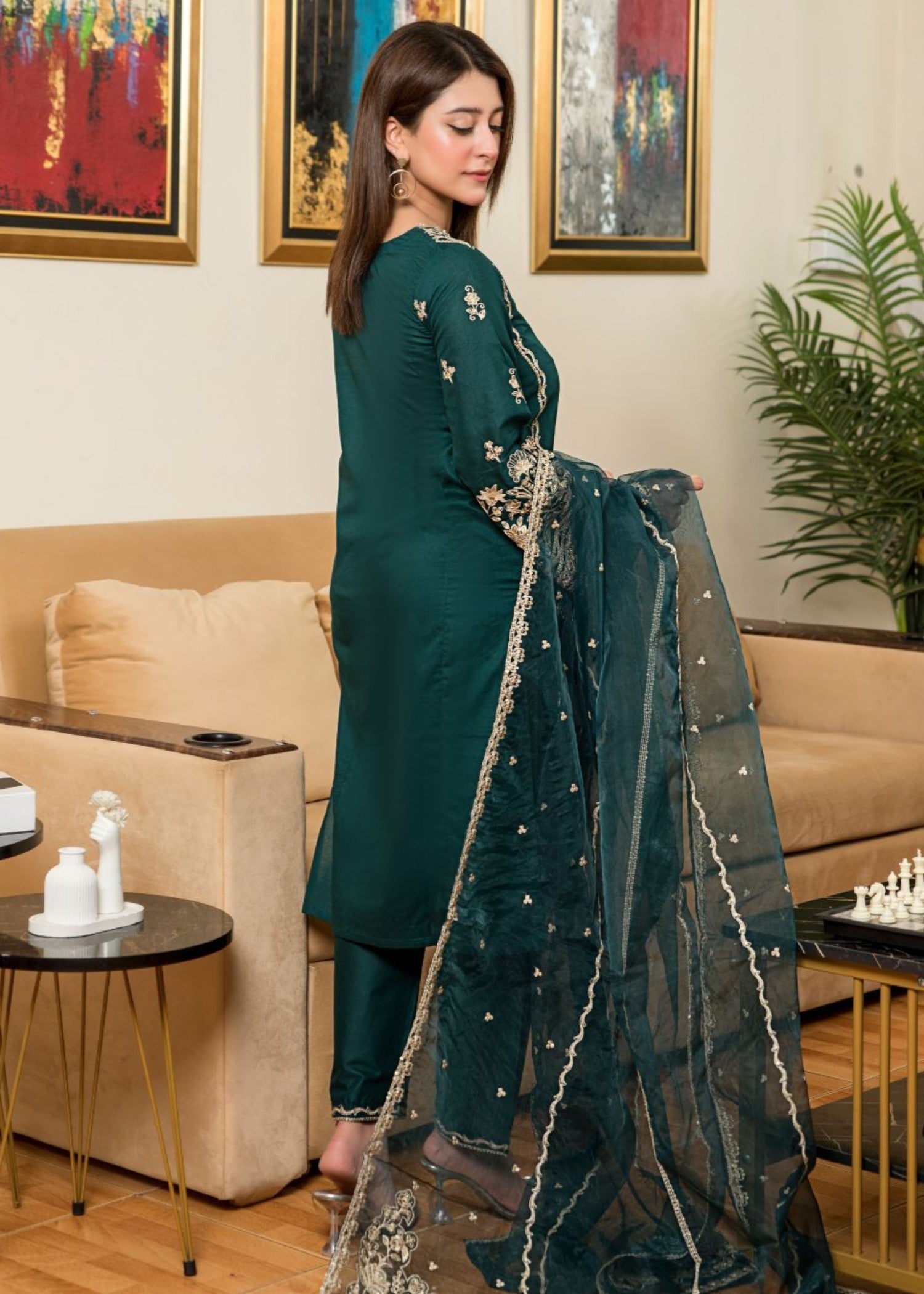 Alfatah Pret Embroidered Lawn ZAUQ S25 0020 Women 3pcs