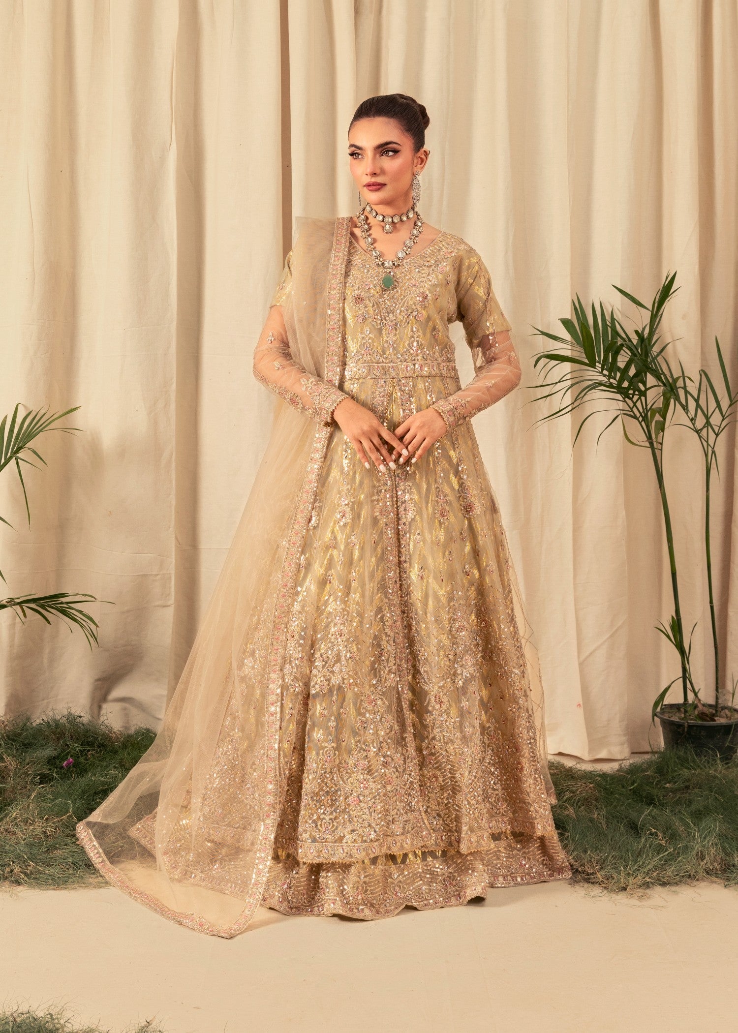 Four Season Boutique DILJAAN PISTA GOLD Women 3pcs