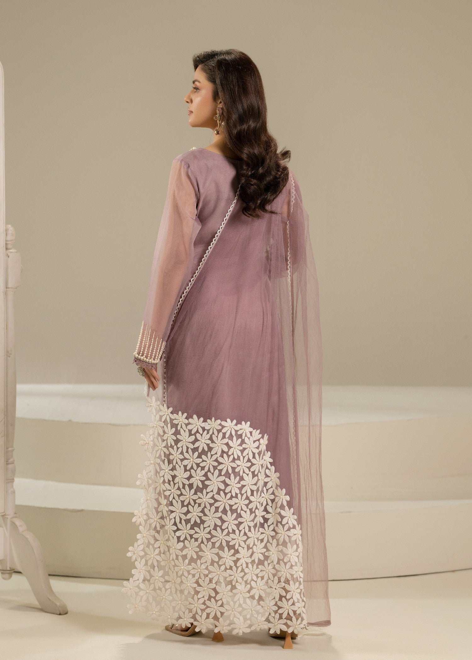 Khuda Baksh Creations Z 305 Lilac Women 4pcs