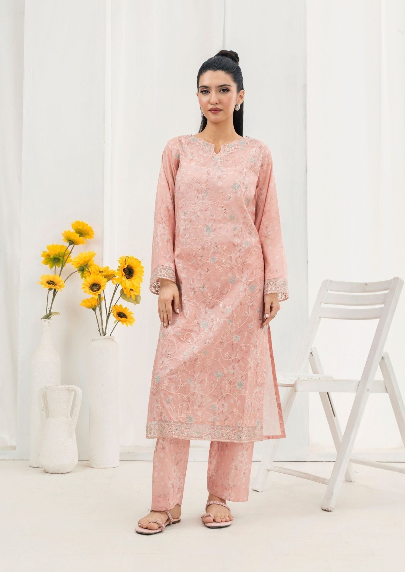 Alfatah Pret Printed Lawn with Embroidery GULZAAR S25 0005 Women 2pcs