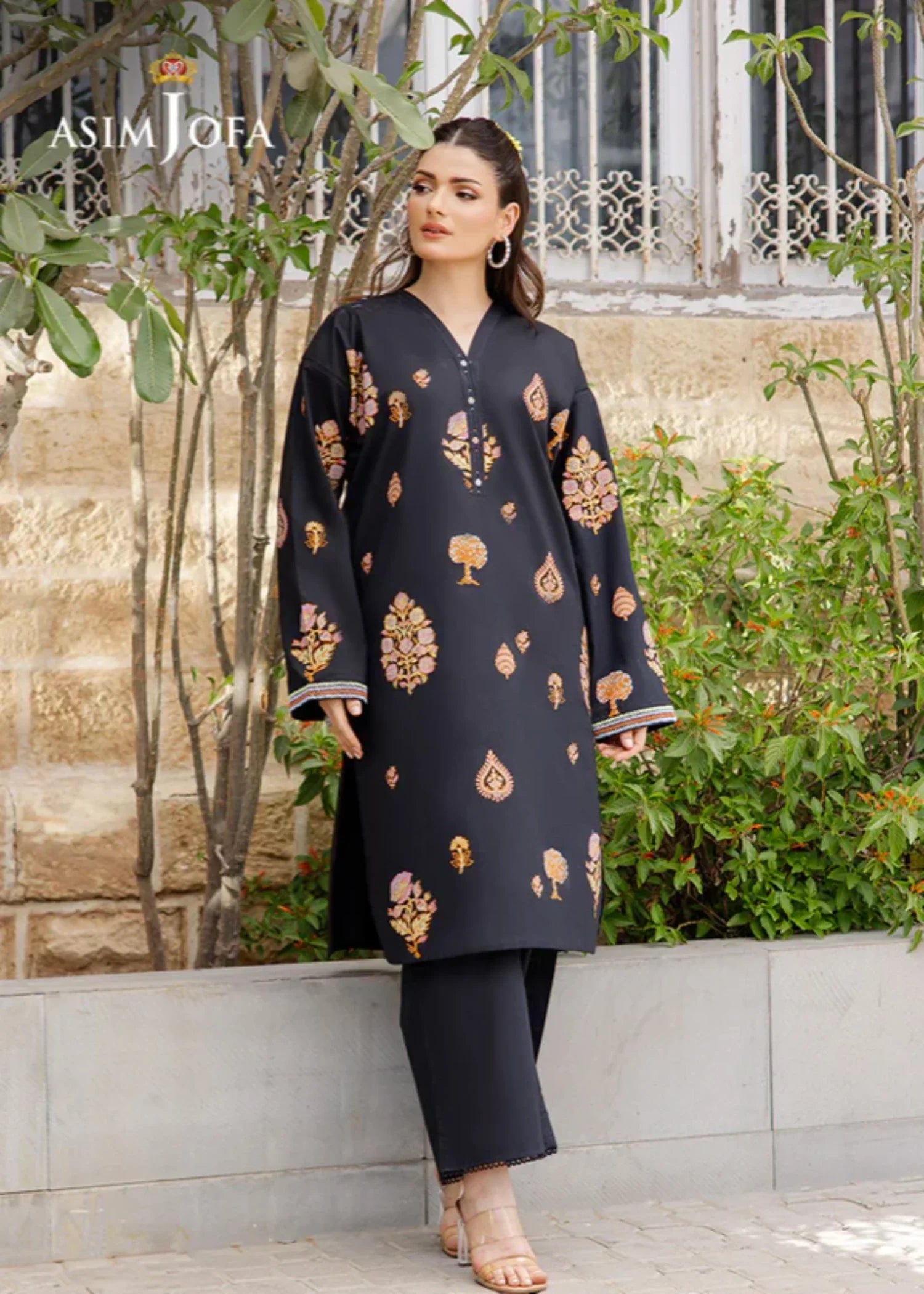 Asim Jofa AJPB 192 PRINTED CAMBRIC STITCHED Women 2pcs