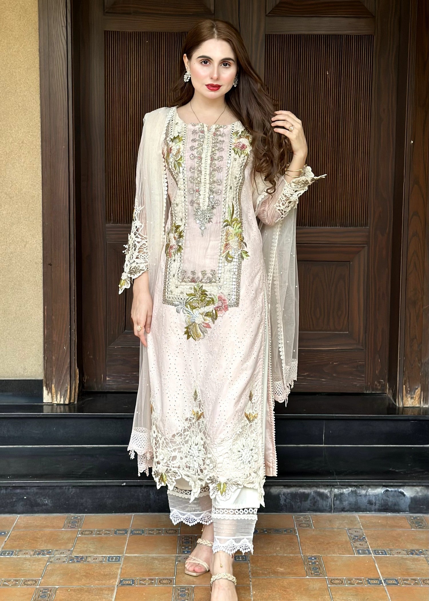 Khuda Baksh Creations S 125 Pink Women 4pcs