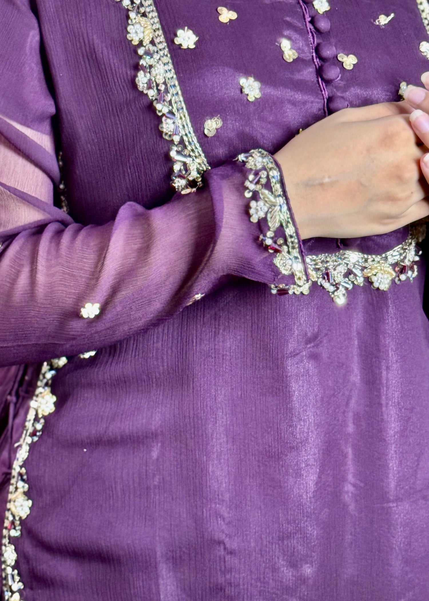 Suits By Sadia Purple crush Women 3pcs