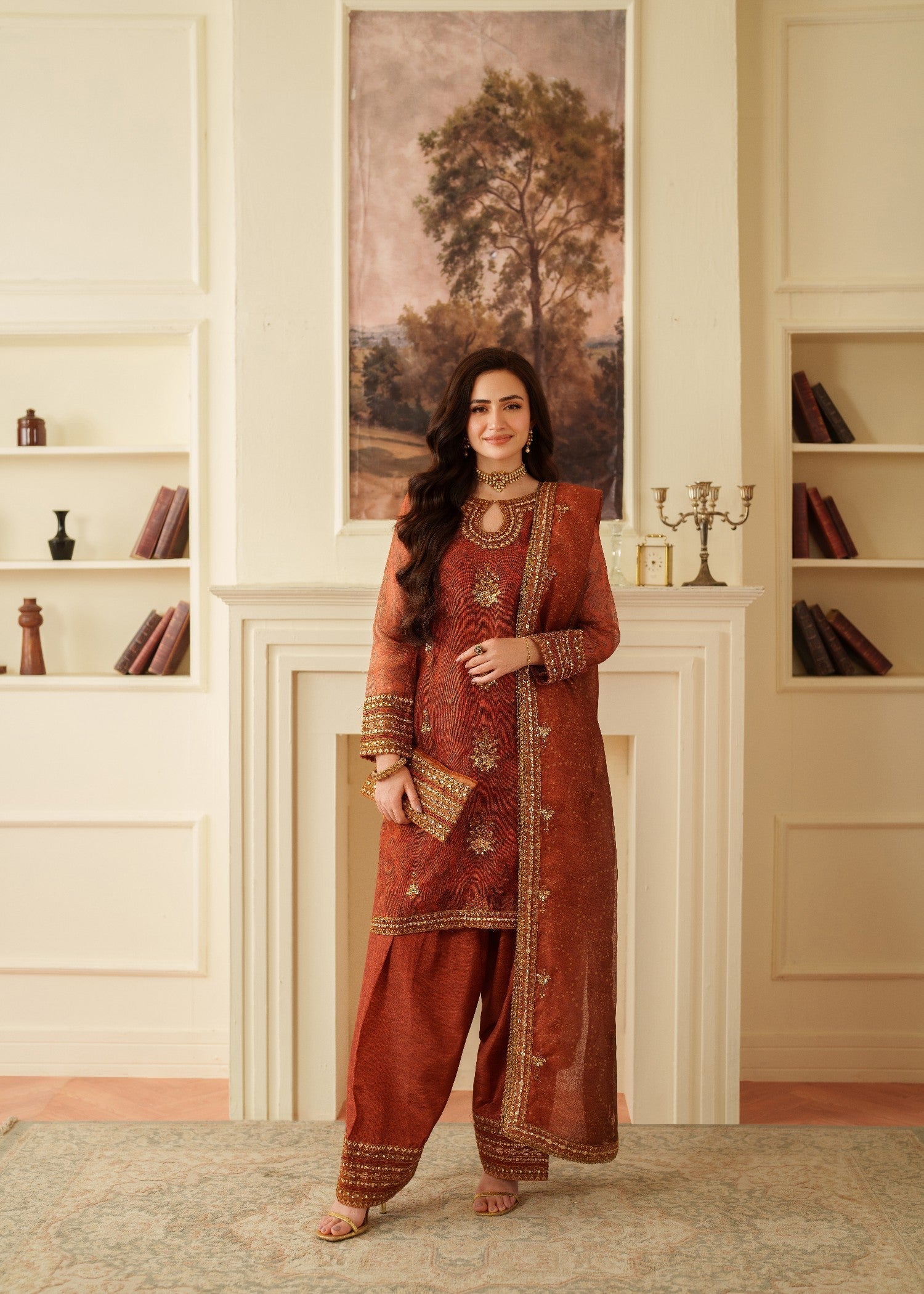 Mohagni LD 02 STITCHED I UNSTITCHED Women 4pcs