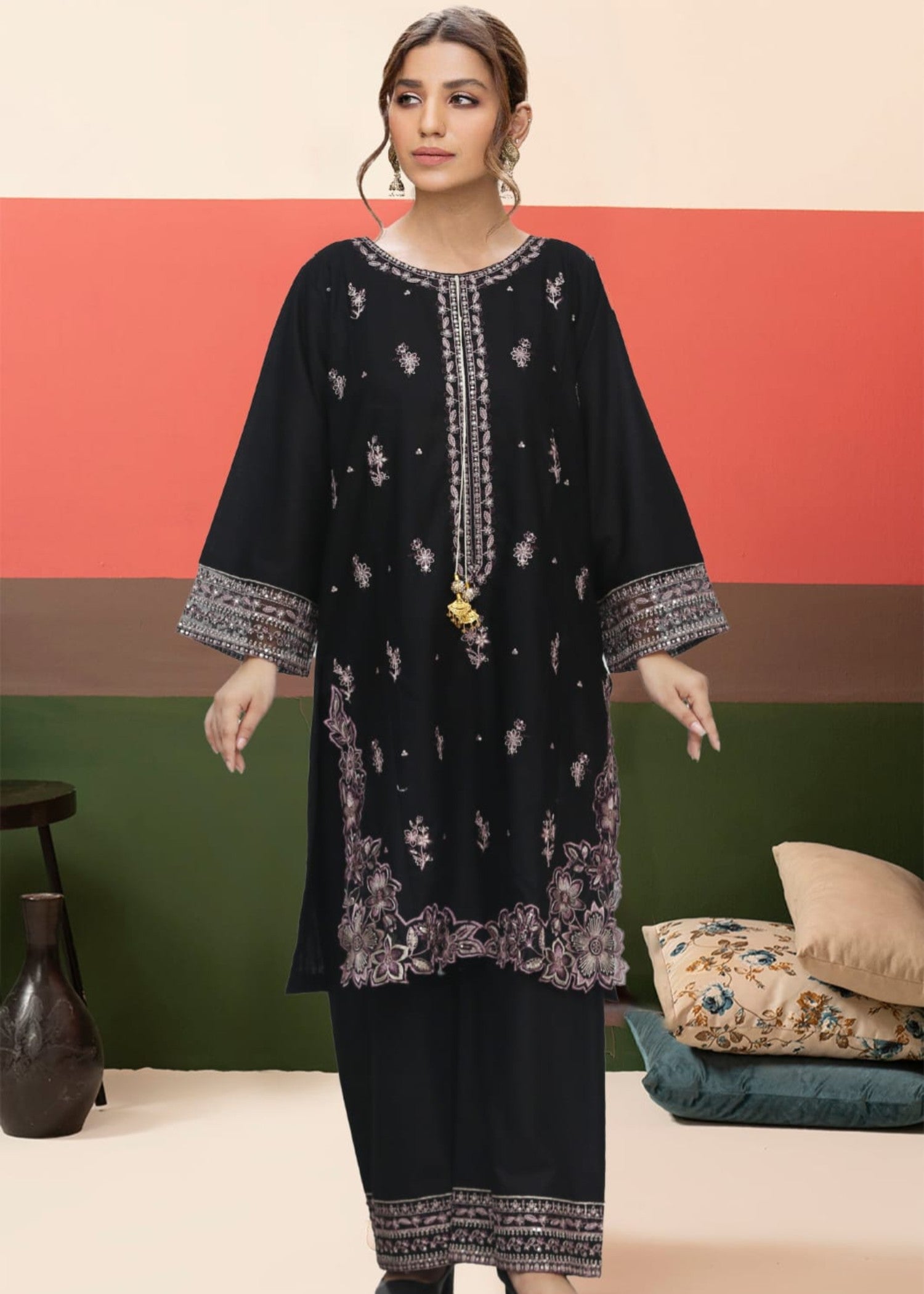 Esha Sehgal Studio Women Formal Dresses Black Ready to wear Women 2pcs