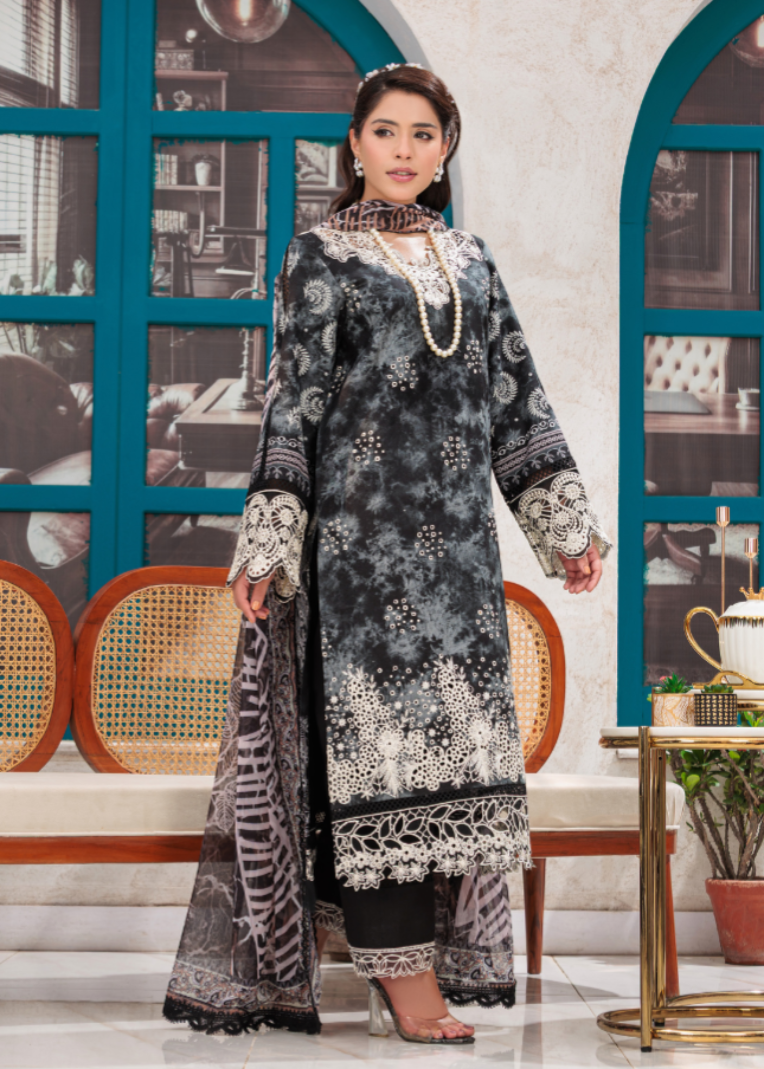 Huma Gul Midnight Veil HG 106 Women 3pcs