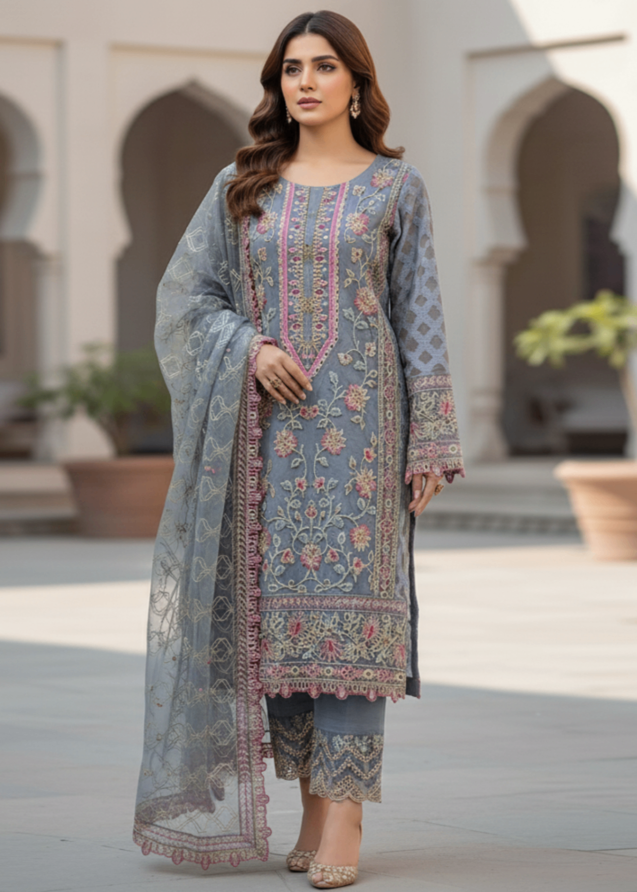 Diara Couture HANIA US 519 GREY Women 3pcs