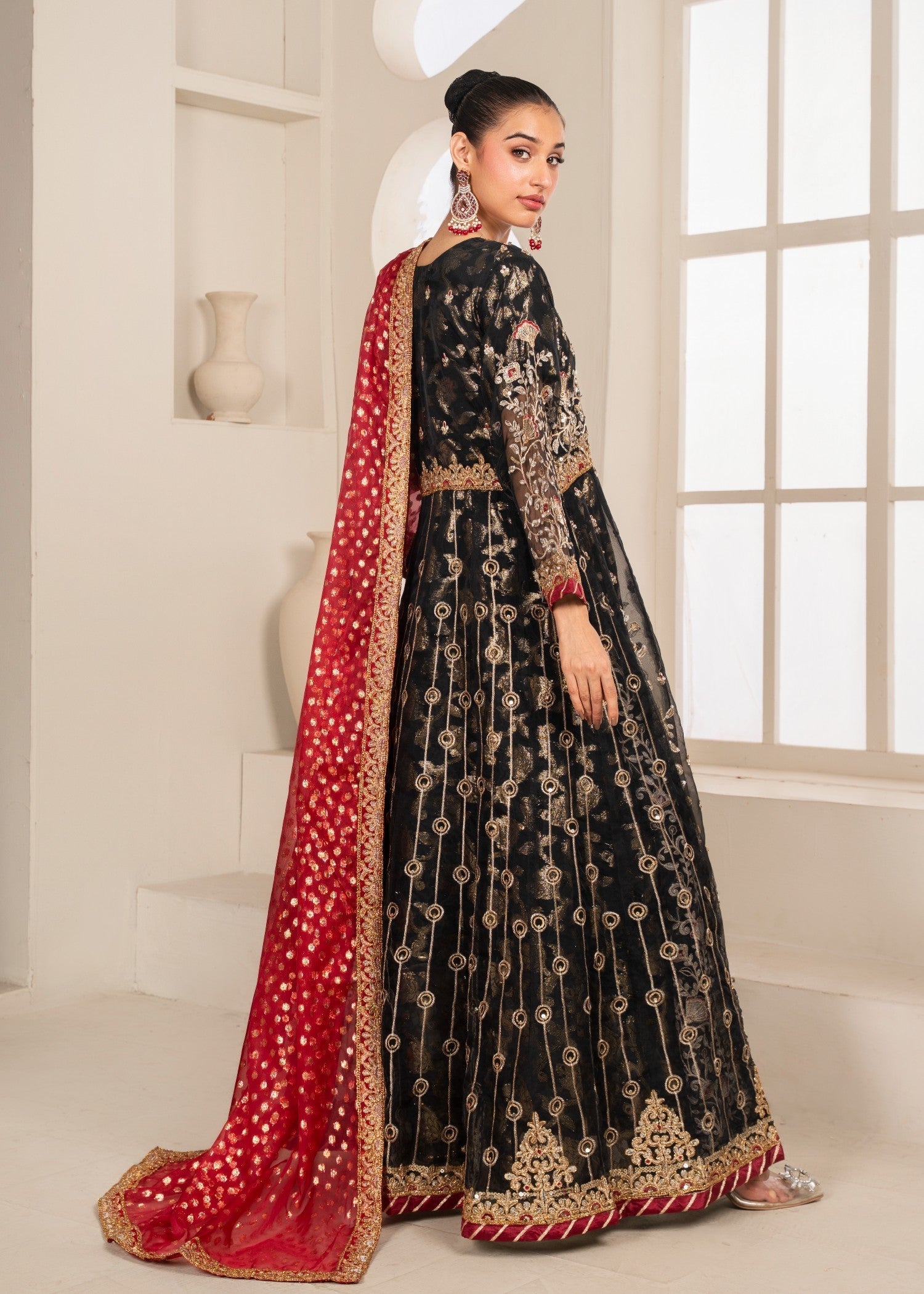 Al Burhan Apparel MEHRAAB BLACK Women 3pcs