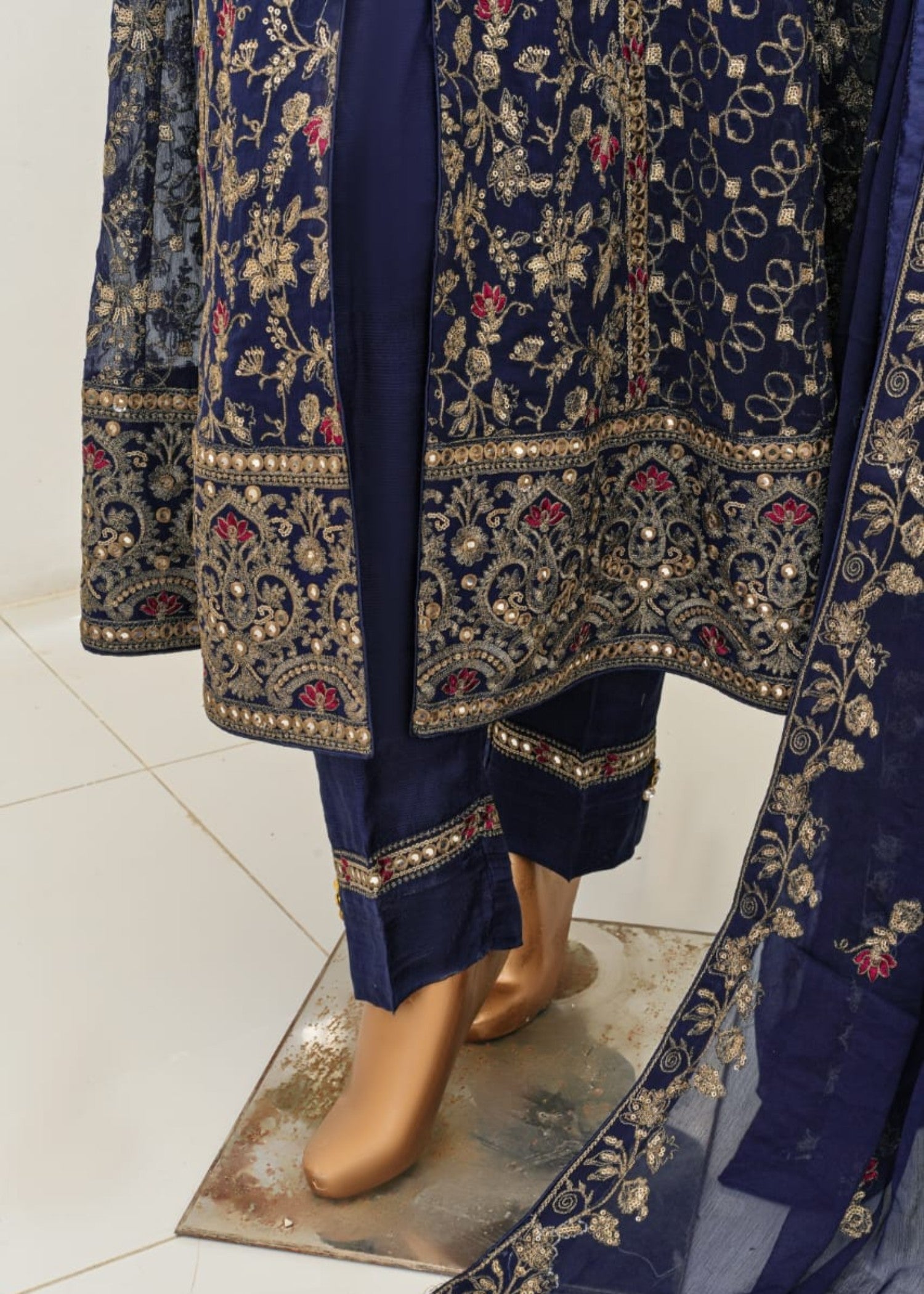 Ahmed Creations RIMSHA BLUE Women 3pcs