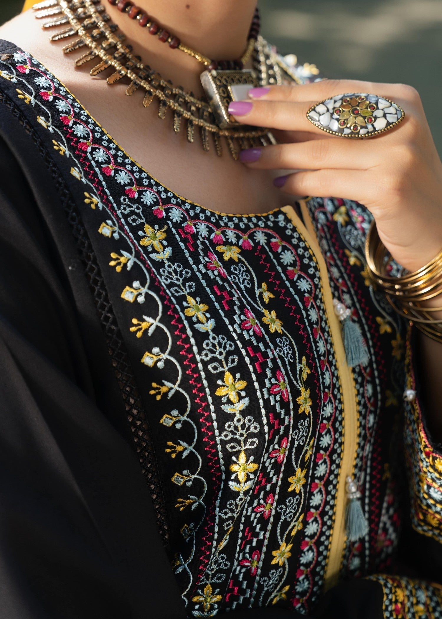 Hemstitch Night Jasmine Women 3pcs