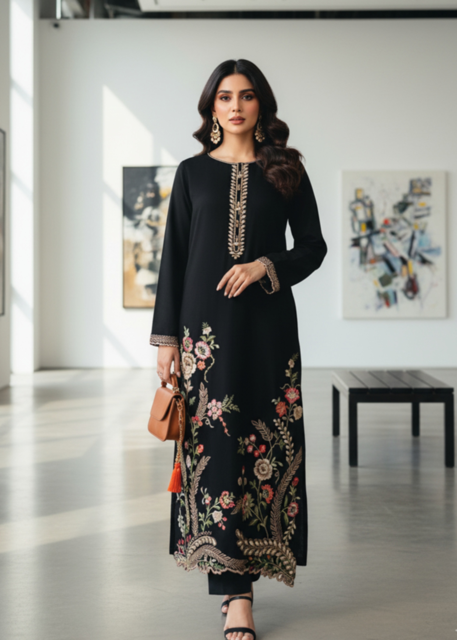 Shehroz Fashion HINA EMBROIDERY SUIT Women 2pcs