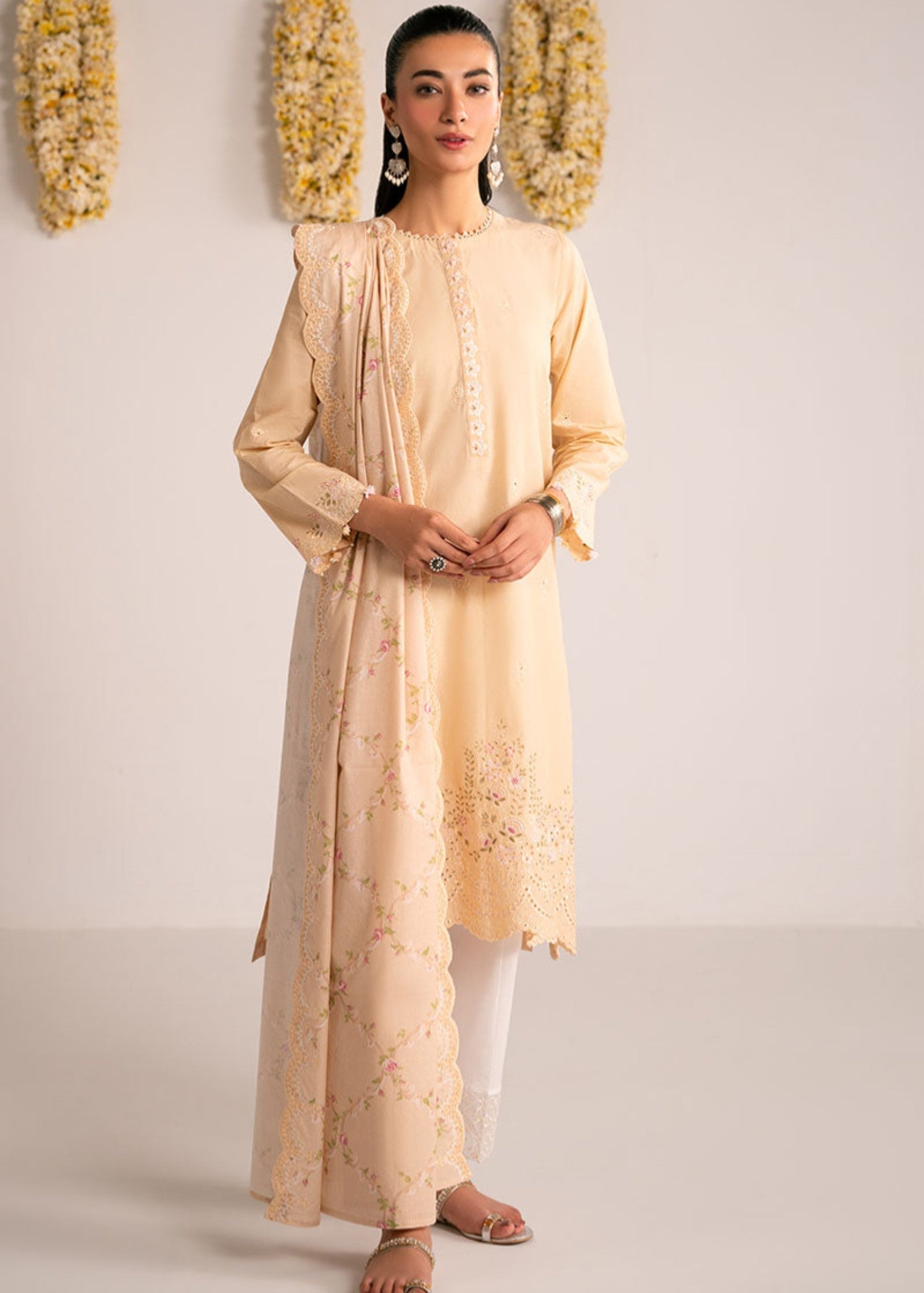 Cross Stitch SUMMER FLORA 0125RTWEMBLWN0402 Women 2pcs