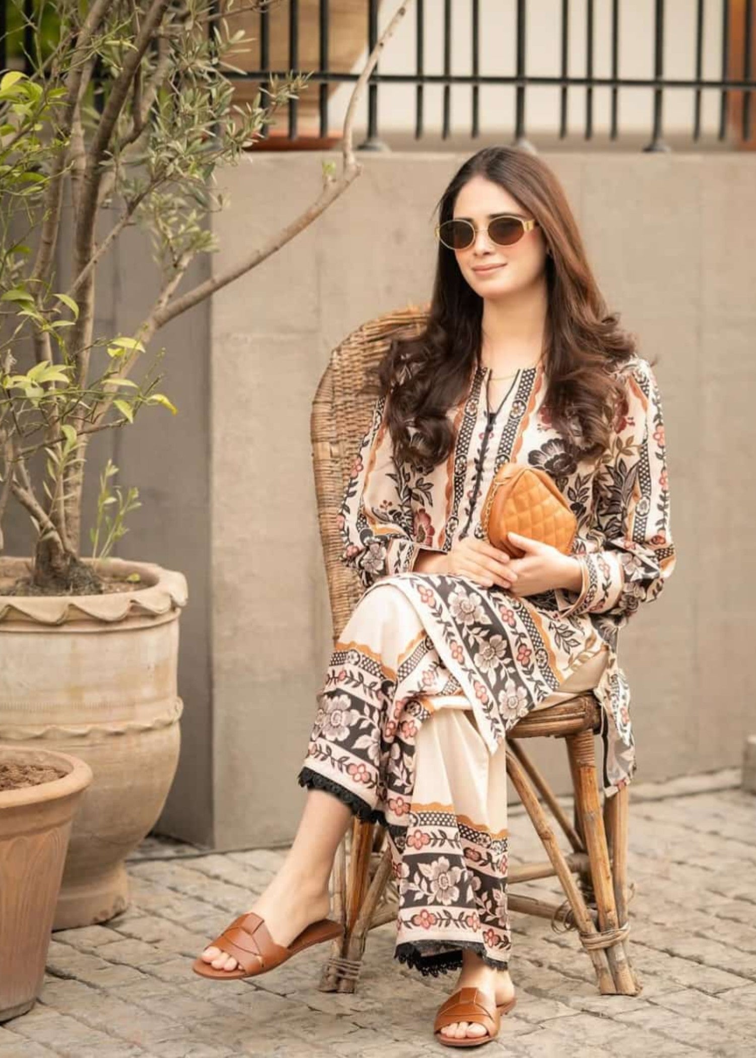 Tehzeeb Libas MINAAL DIGITAL CORD SET Women 2pcs