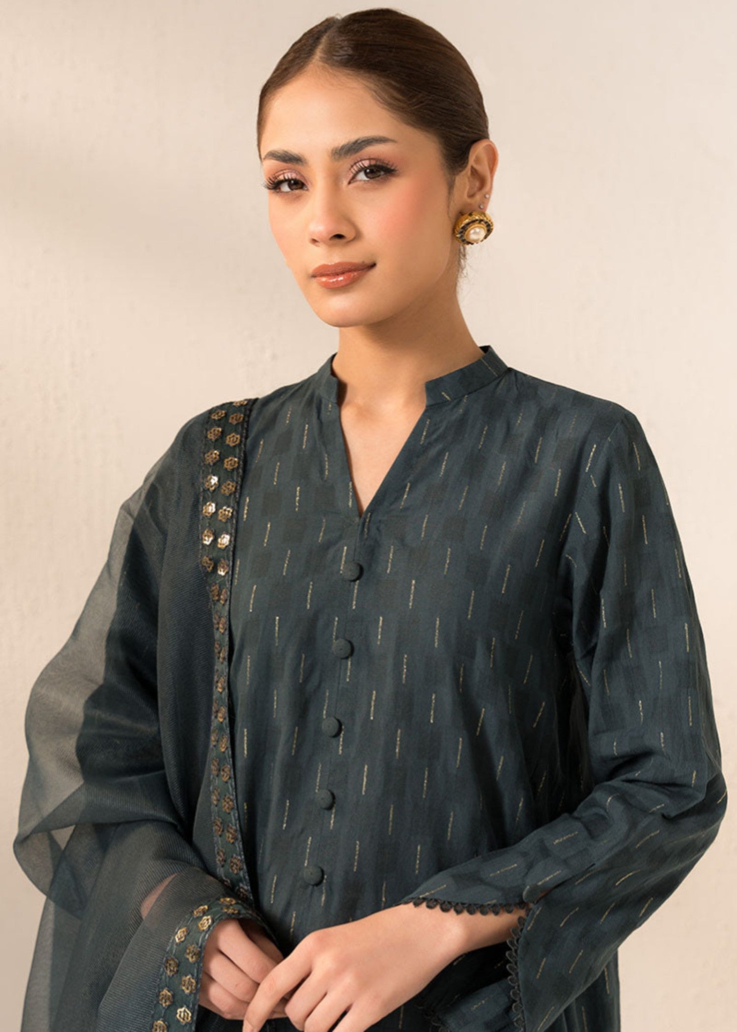 Cross Stitch SMOKE GREEN 0125RTWPLNBAS0203 Women 2pcs