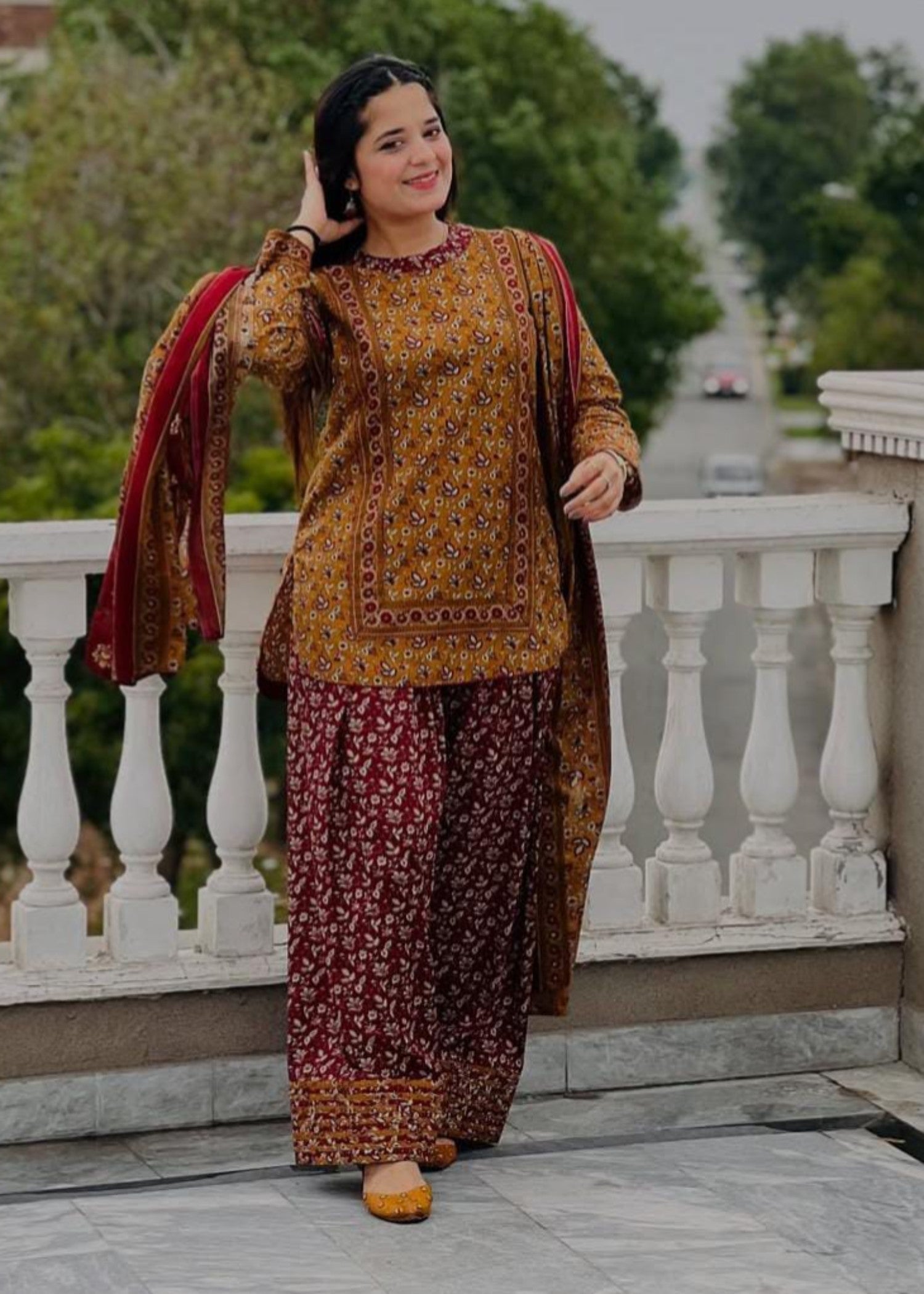 Tehzeeb Libas GULNAR DIGITAL Women 3pcs