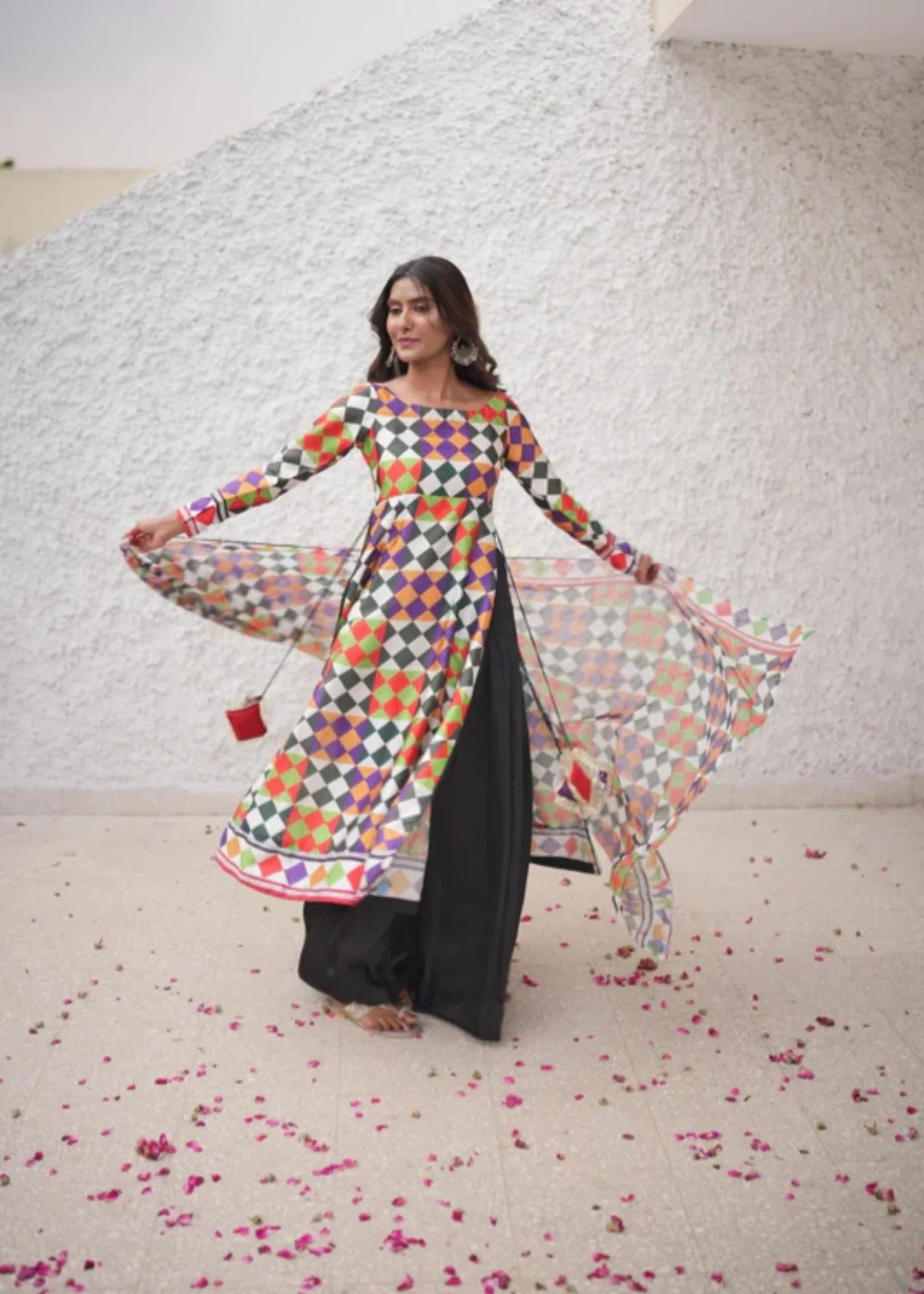 Ripret Checkered Suit Women 3pcs