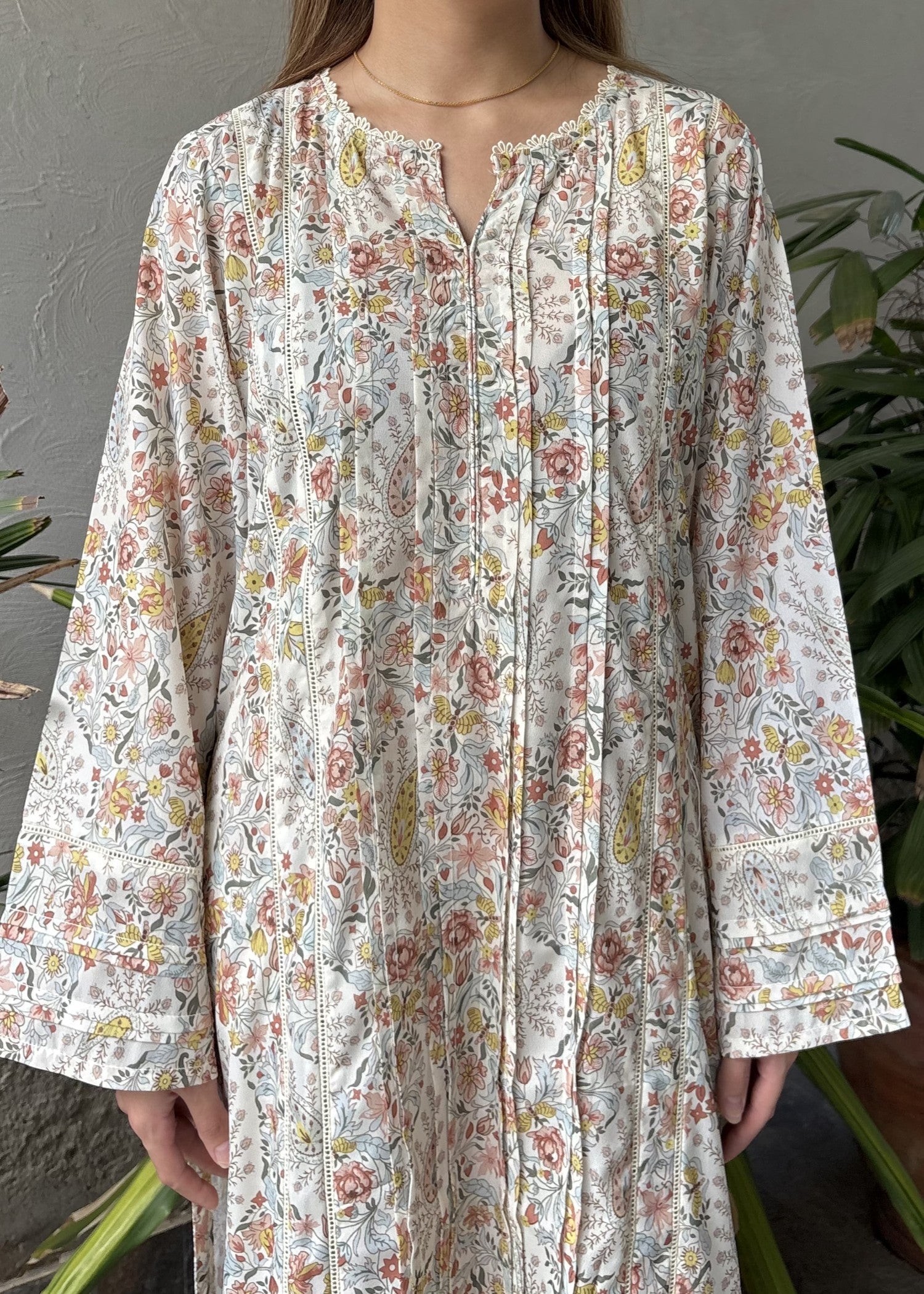 Zenyre Floral Mosaic Printed Set Women 2pcs